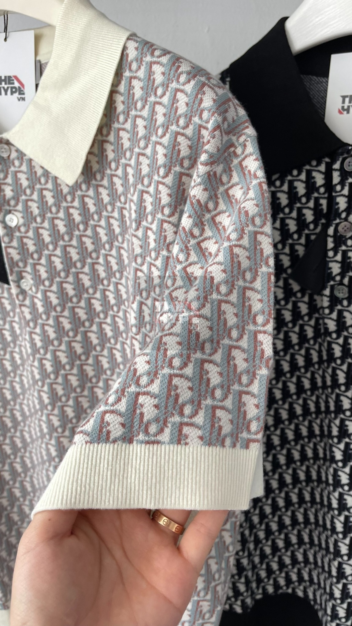 Áo Polo Dior Oblique (White [Mirror Quality]