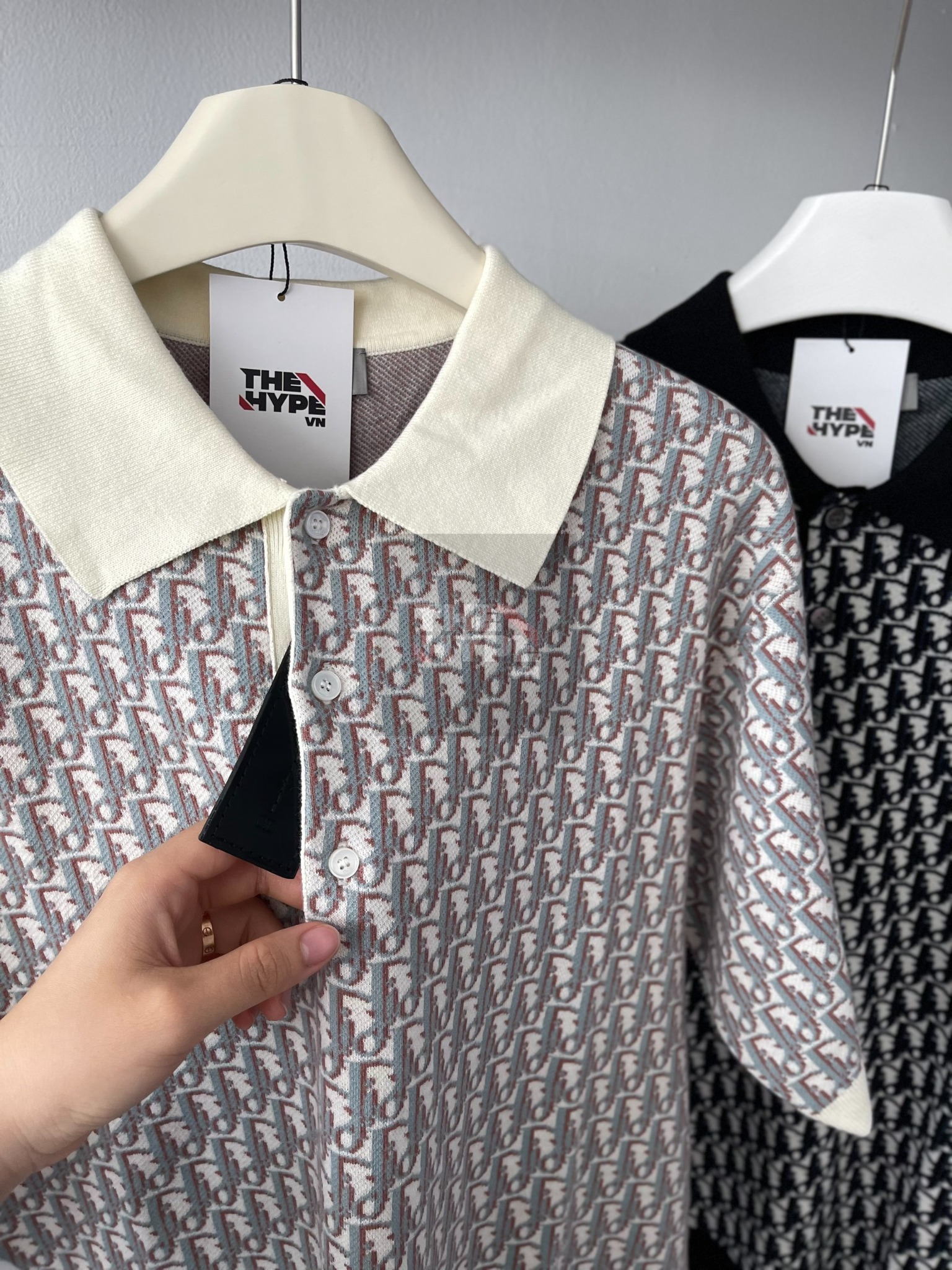 Áo Polo Dior Oblique (White [Mirror Quality]