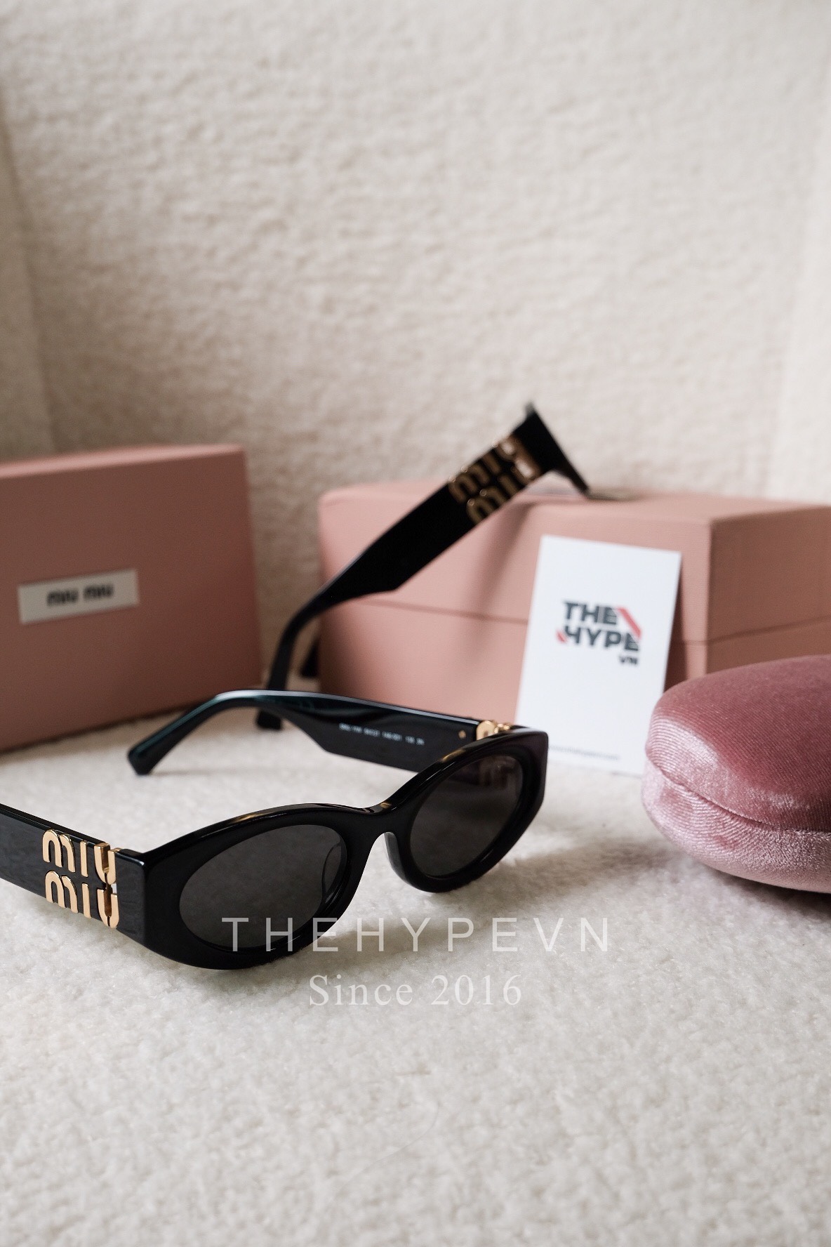 Kính Râm Miu Miu Glimpse (Black) [Mirror Quality]