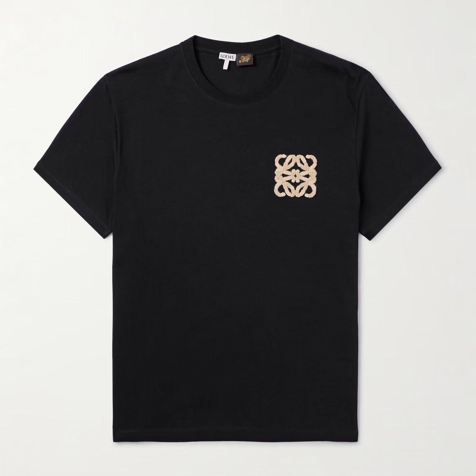 Áo Thun Loewe Anagram cotton relaxed fit (Black) [Mirror Quality]
