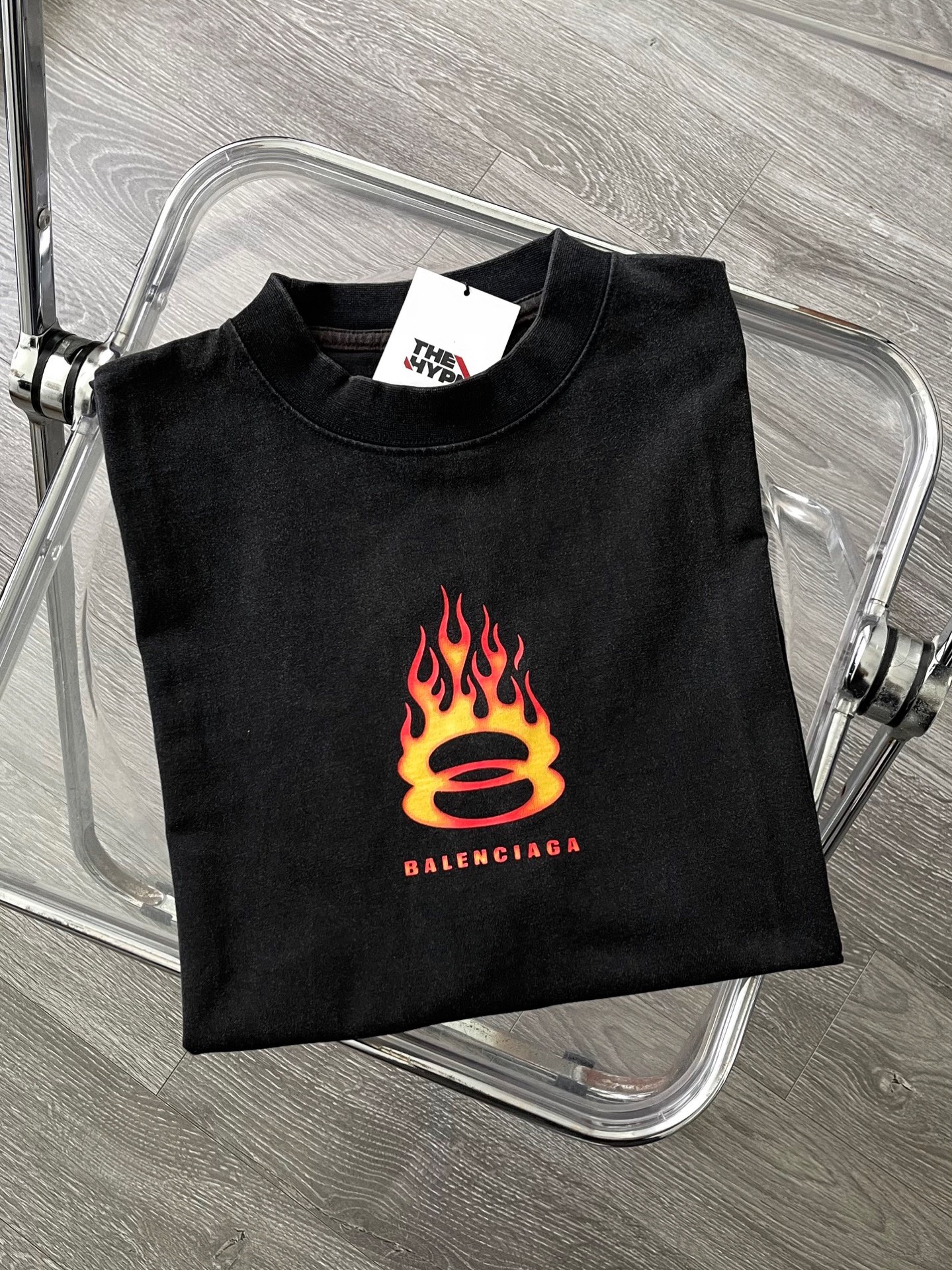 Áo Thun Balenciaga Burning Unity (Black) [Mirror Quality]