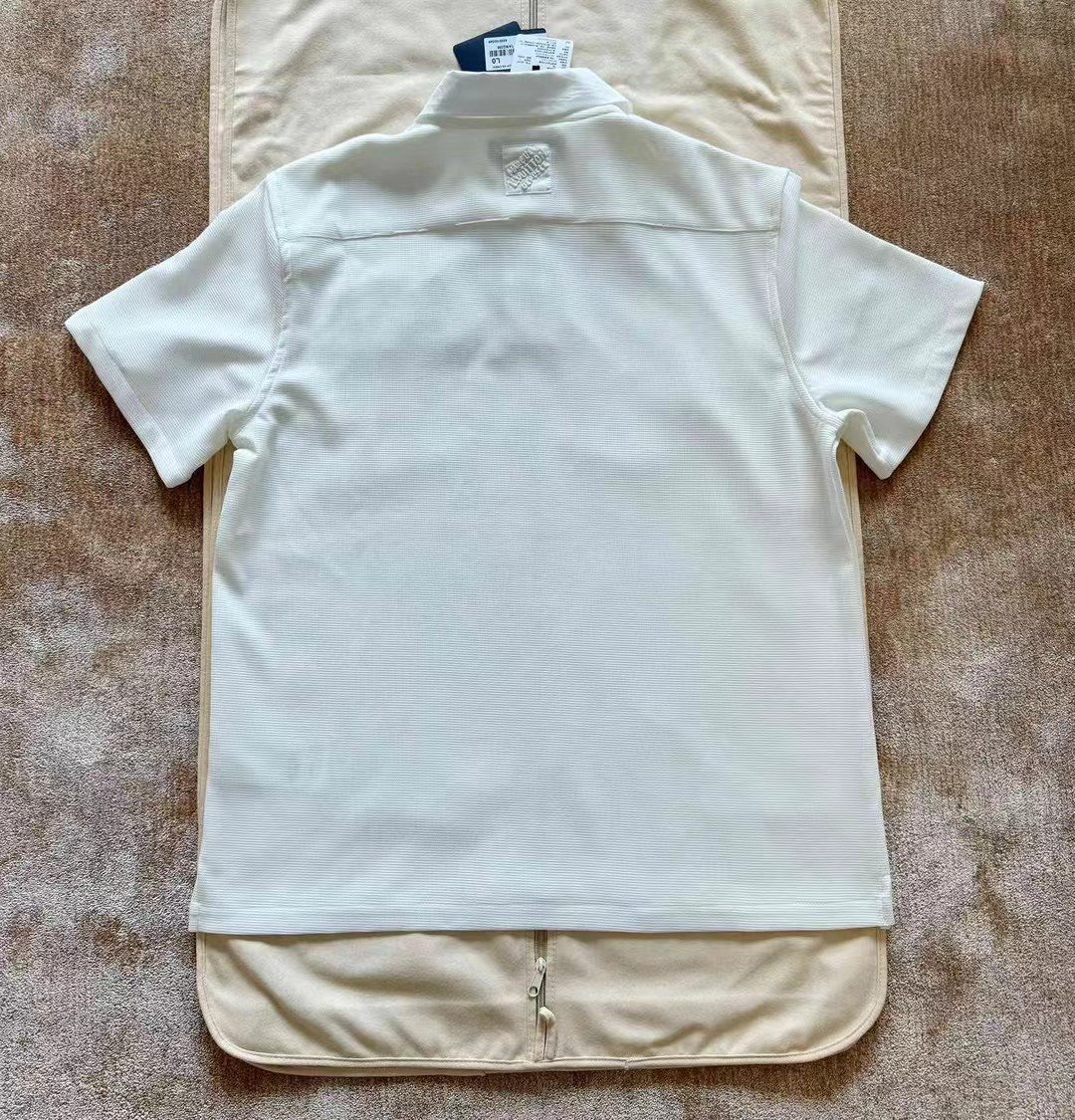 Áo Polo Louis Vuitton Poplin (White) [Mirror Quality]
