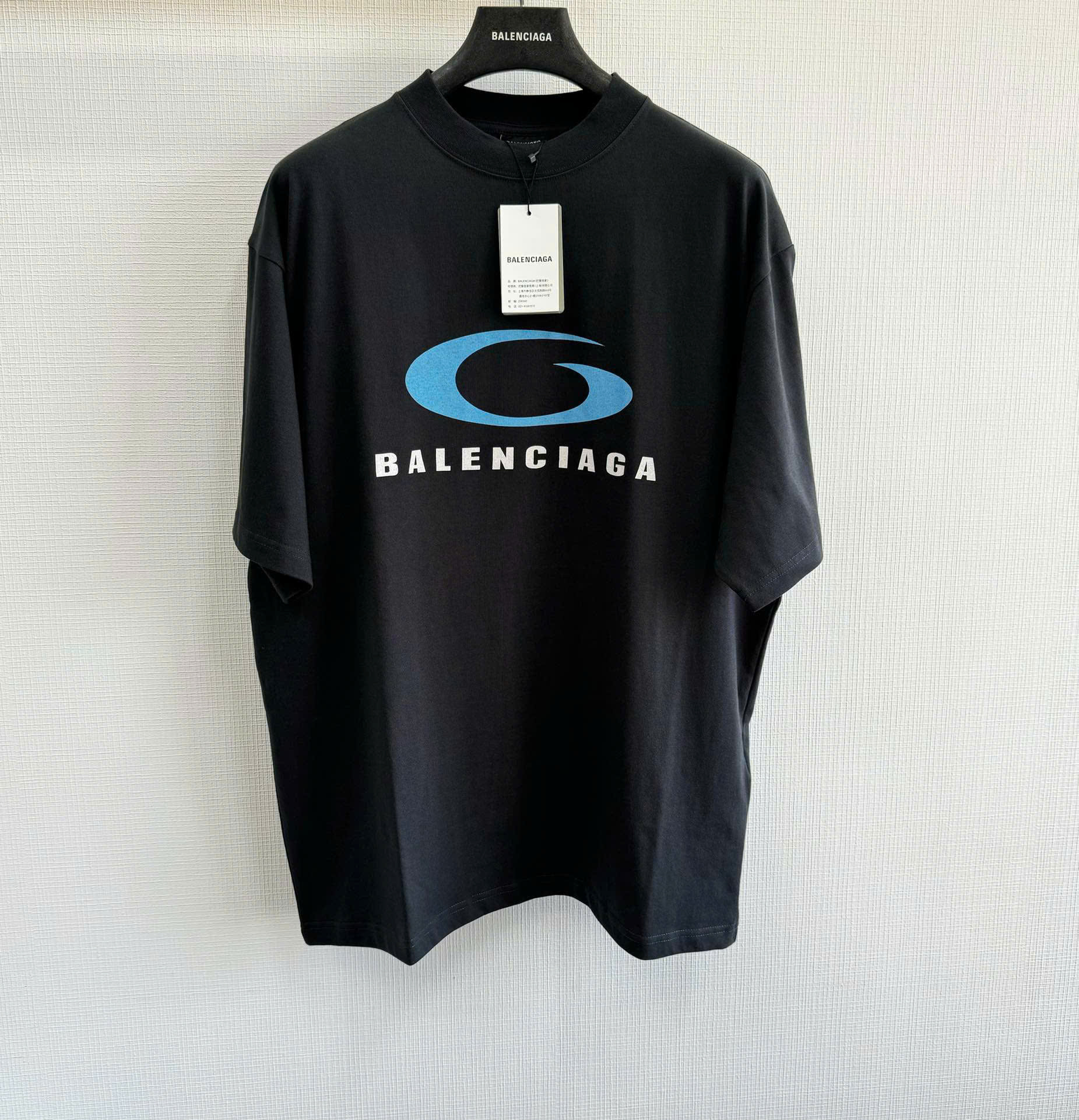 Áo Thun Balenciaga Loop Sport Icon (Black) [Mirror Quality]