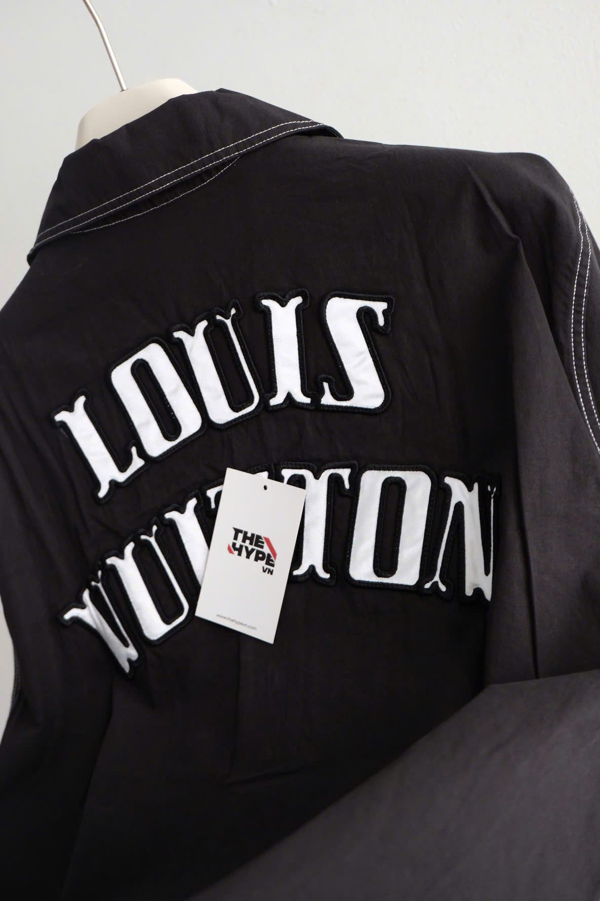 ÁO SƠ MI LOUIS VUITTON LV DOMINO PATCH JACKET (BLACK)
