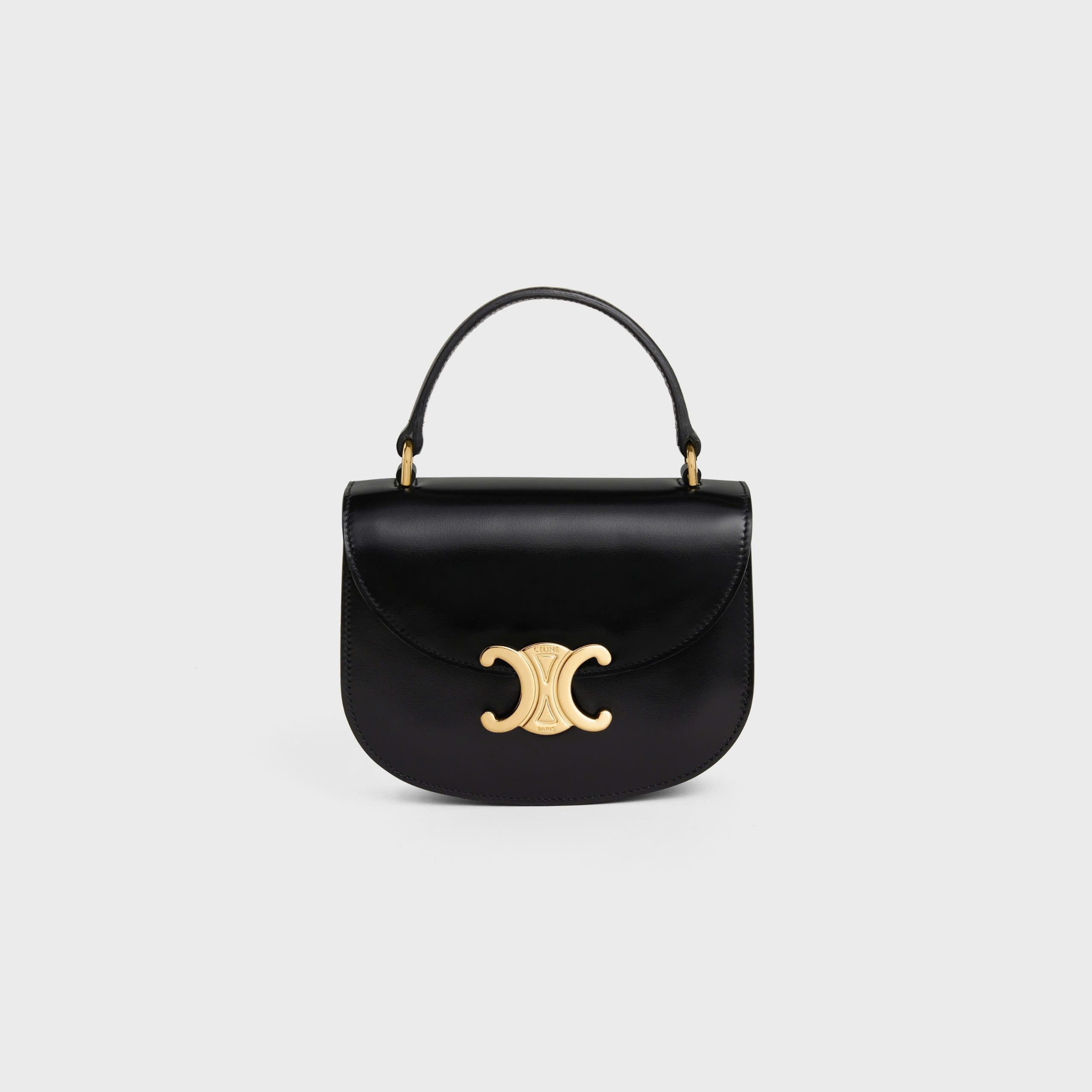 TÚI CELINE MINI BESACE CLEA TRIOMPHE CALFSKIN (BLACK)