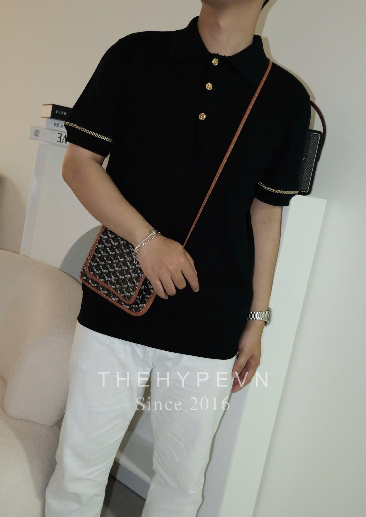 Áo Polo Louis Vuitton LV America’s Cup (Dark Blue) [Mirror Quality]