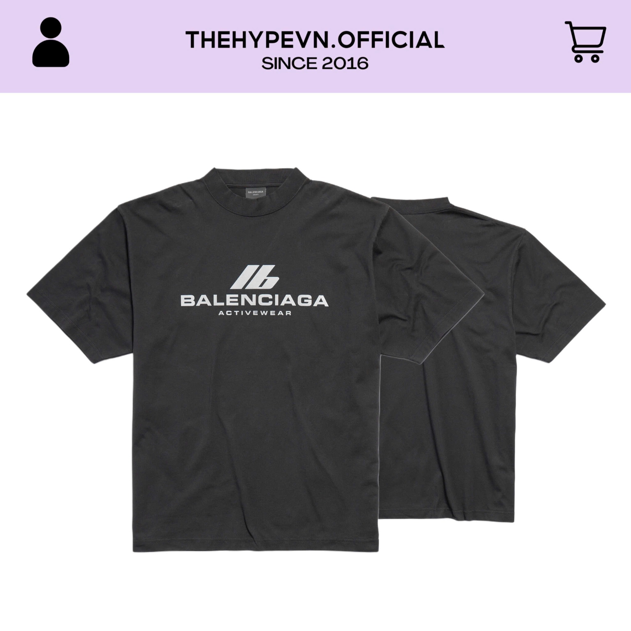 Áo Thun Balenciaga Activewear (Black) [Mirror Quality]