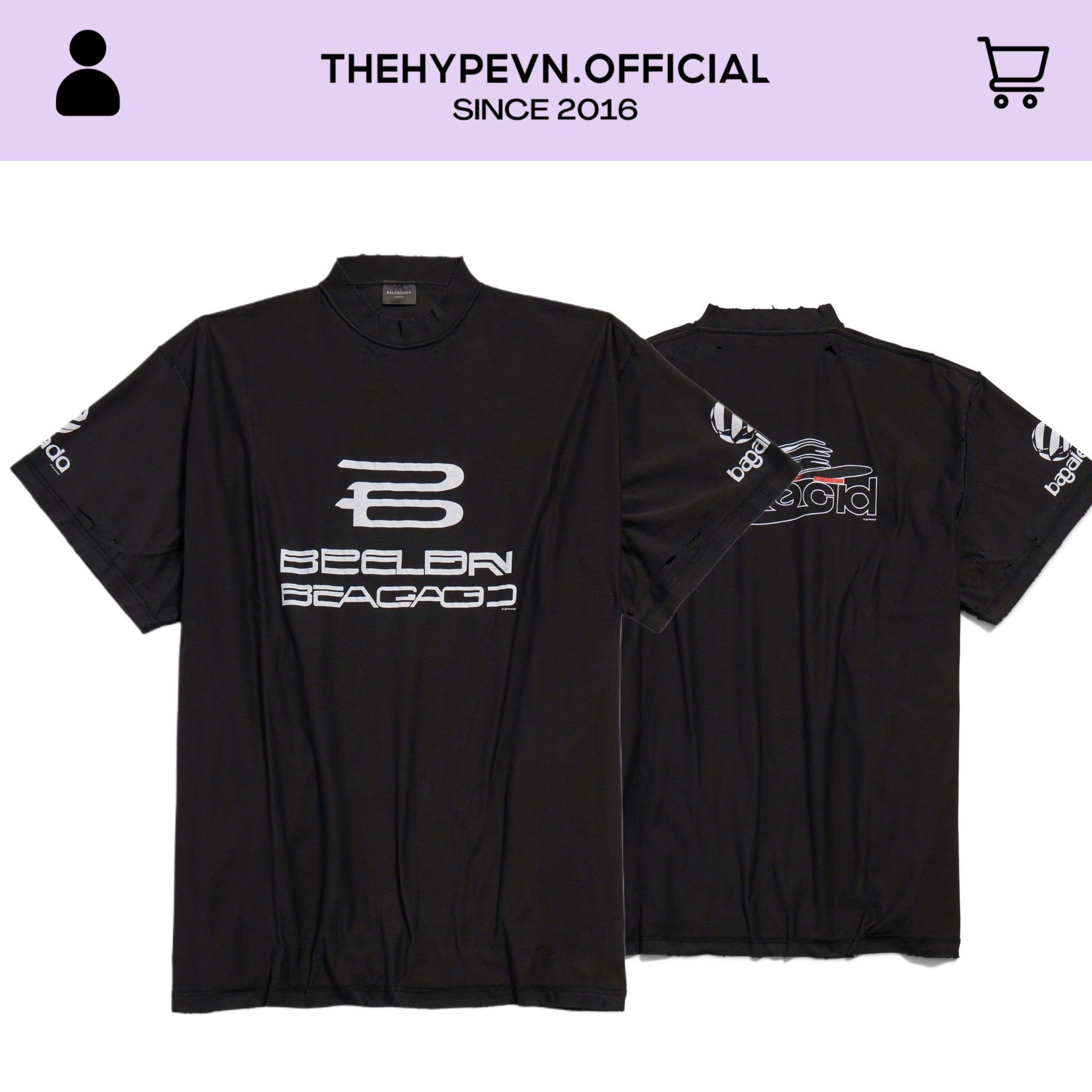 Áo Thun Balenciaga Ai-generated (Black) [Mirror Quality]