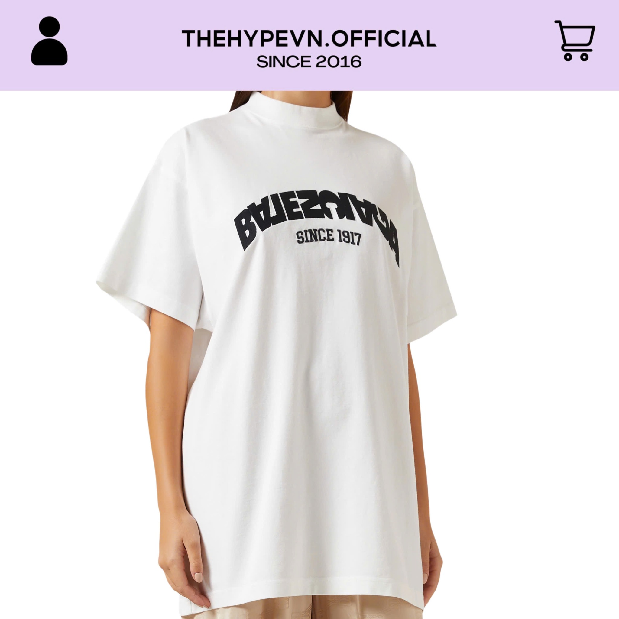 Áo Thun Balenciaga BLCG Back Flip (White) [Mirror Quality]