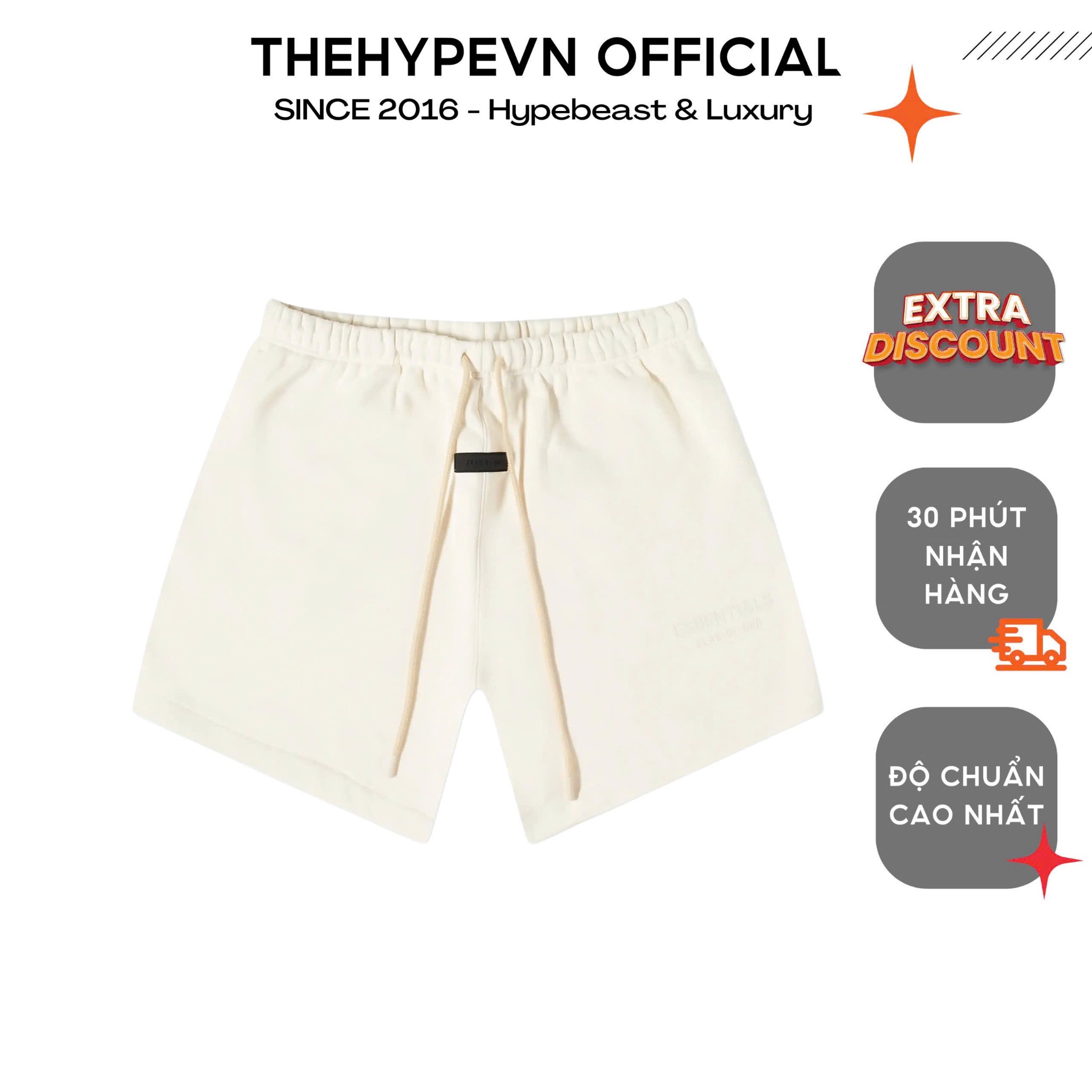 QUẦN SHORTS FOG ESSENTIALS SWEATSHORT SS24 (CLOUD DANCE)