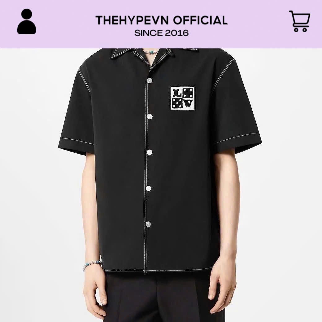 ÁO SƠ MI LOUIS VUITTON LV DOMINO PATCH JACKET (BLACK)
