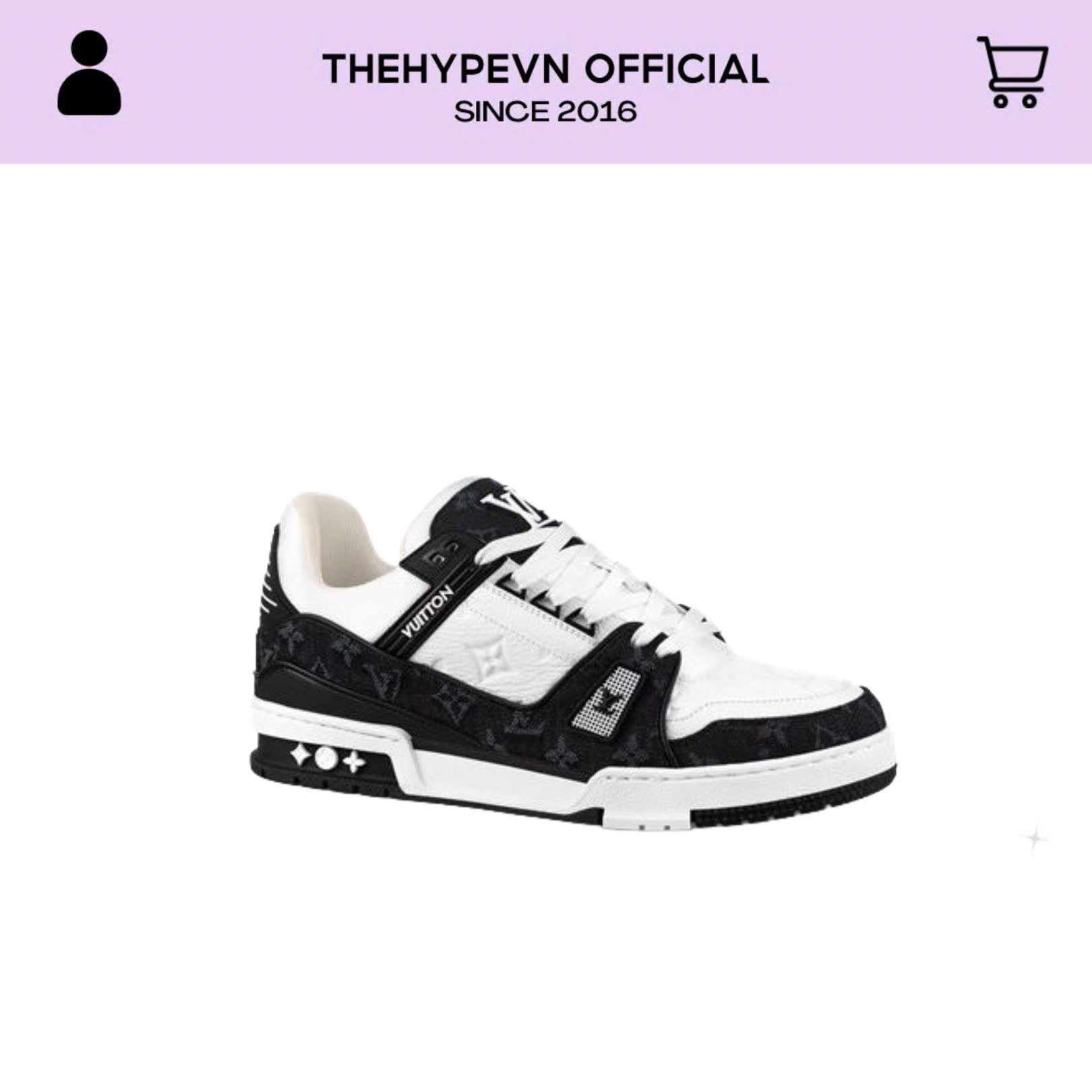 Giày LV Trainer Sneaker (Black) [Mirror Quality]