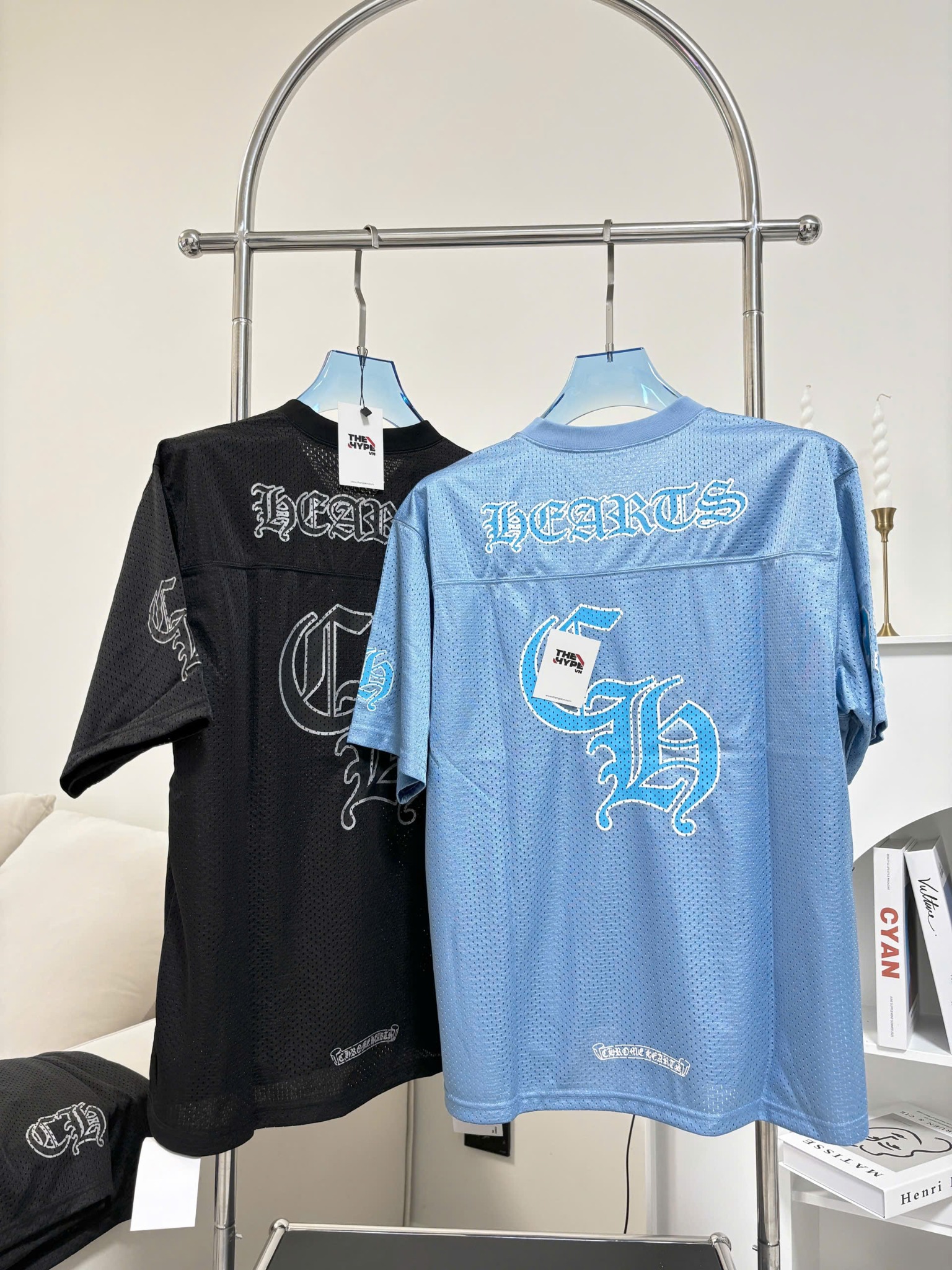 ÁO THUN CHROME HEART MESH MEDIUM JERSEY (BLUE)