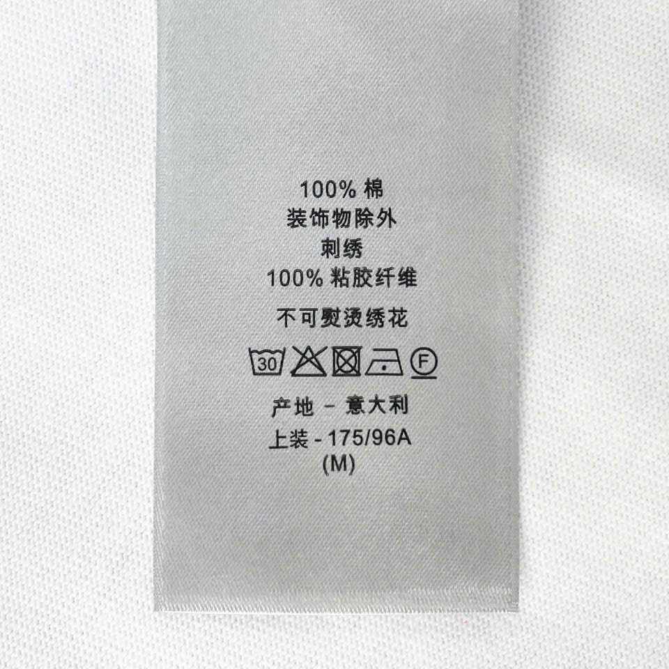 ÁO THUN DIOR TAG LOGO BLUE (WHITE)
