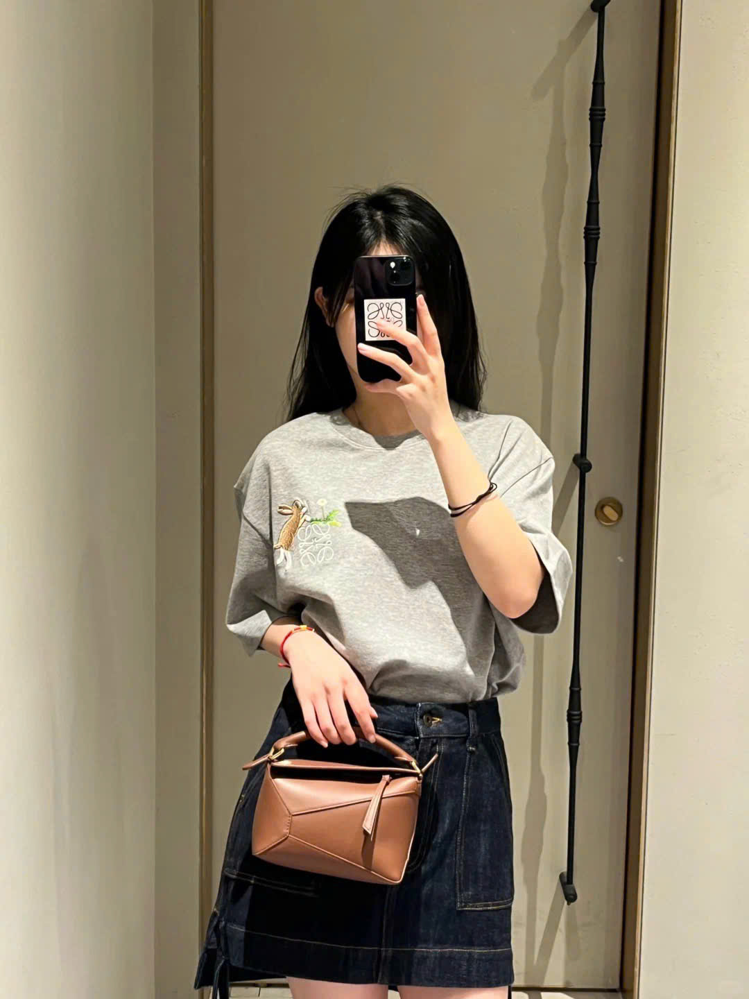 ÁO THUN LOEWE BUNNIES ANAGRAM (GREY)