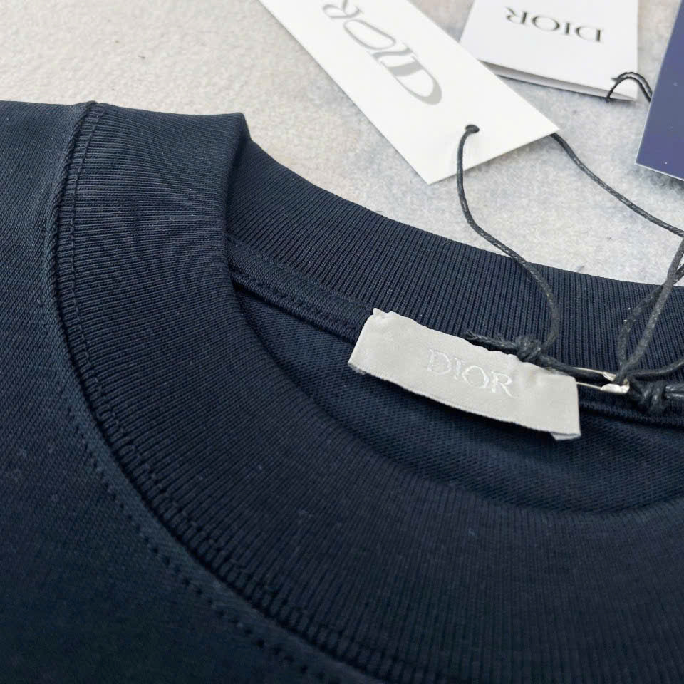 ÁO THUN DIOR LEWIS HAMILTON COTTON (DARK BLUE)