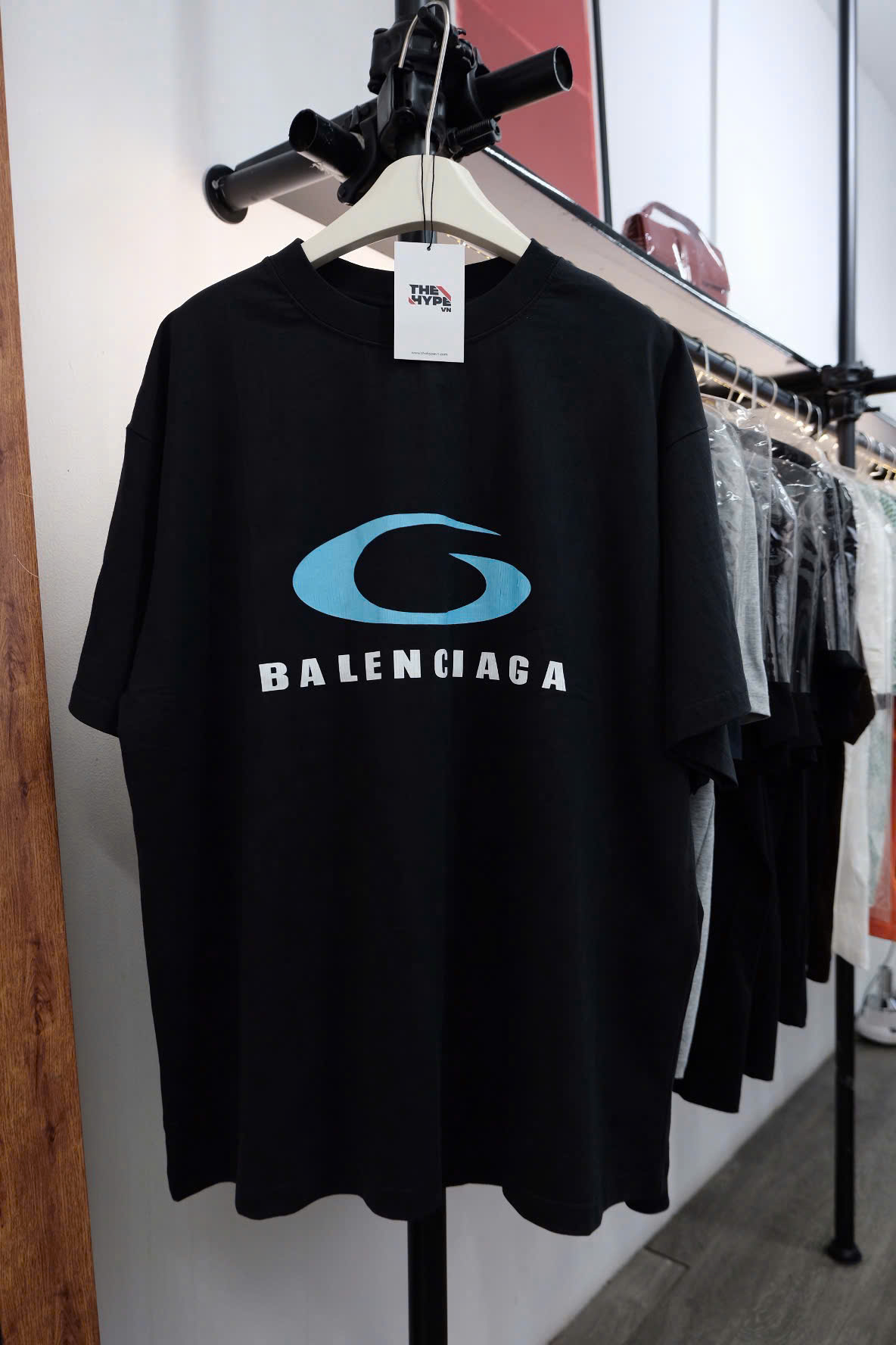 Áo Thun Balenciaga Loop Sport Icon (Black) [Mirror Quality]