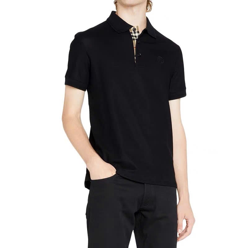 ÁO POLO BURBERRY BBR LOGO PATCH TB (BLACK)
