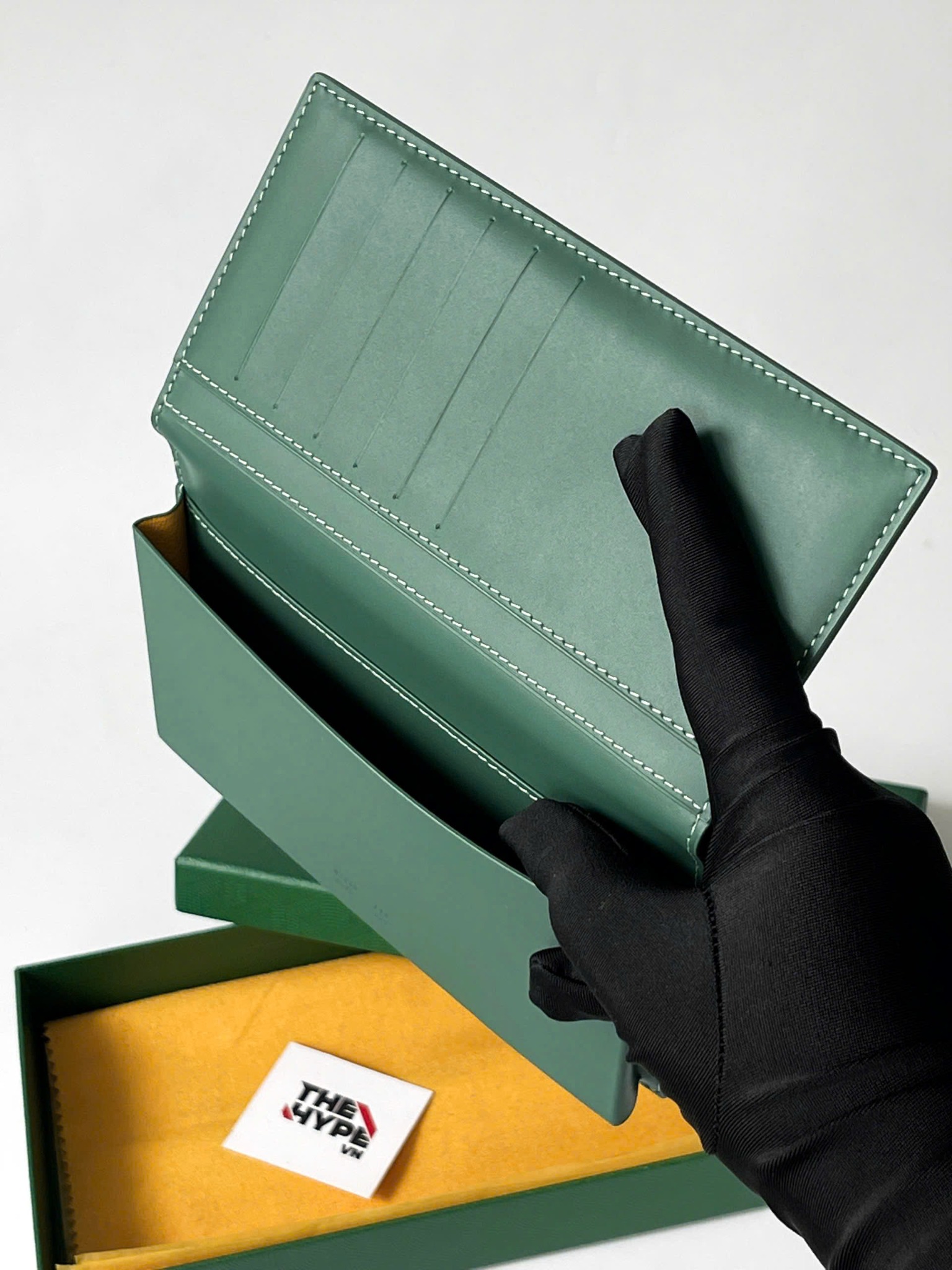 VÍ DÀI GOYARD SAINT LAMBERT WALLET (GREEN)