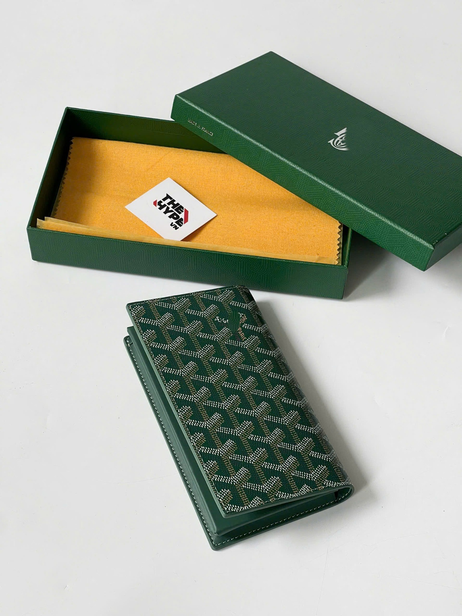 VÍ DÀI GOYARD SAINT LAMBERT WALLET (GREEN)