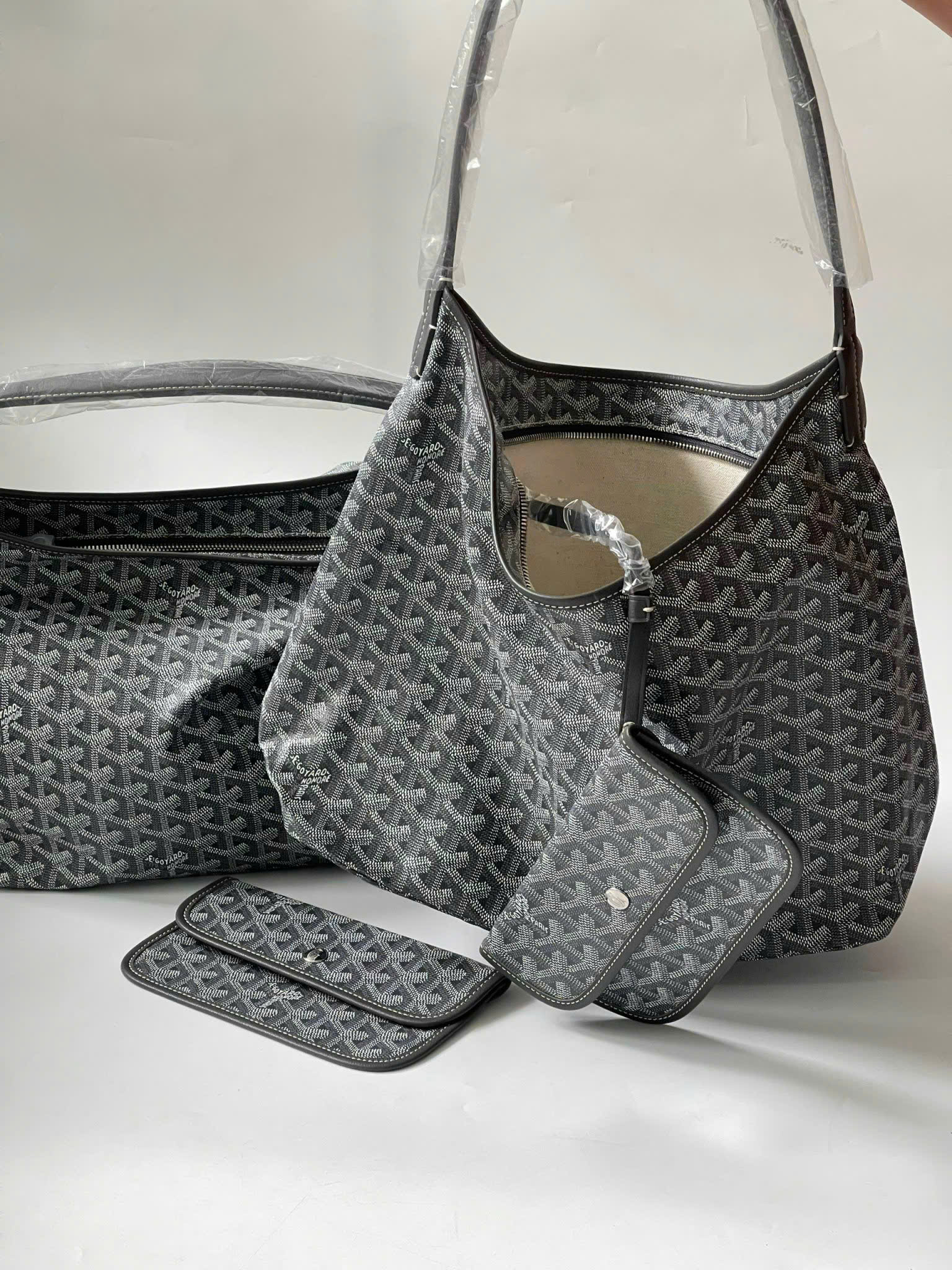 GOYARD BAG Túi Tote Goyard Bohème Hobo (Grey) [Mirror Quality]