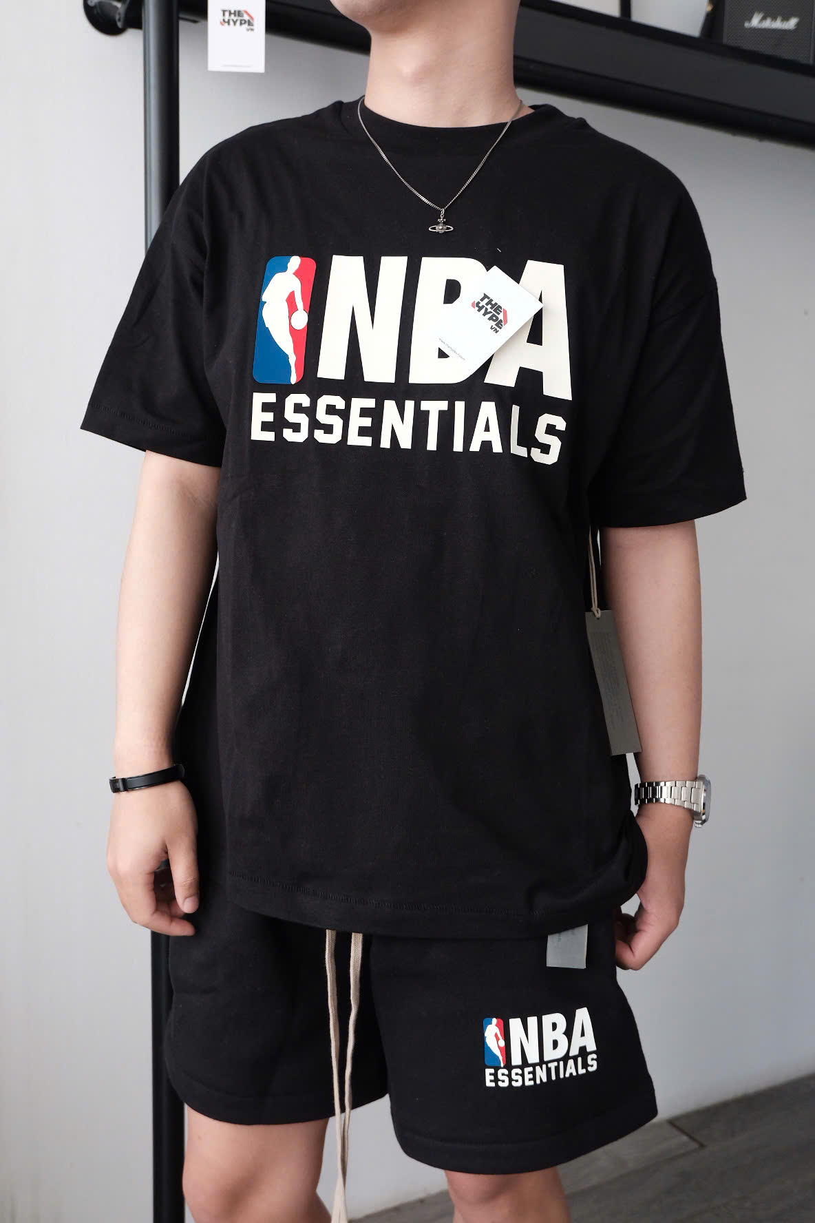 ÁO THUN FOG ESSENTIALS NBA (BLACK)