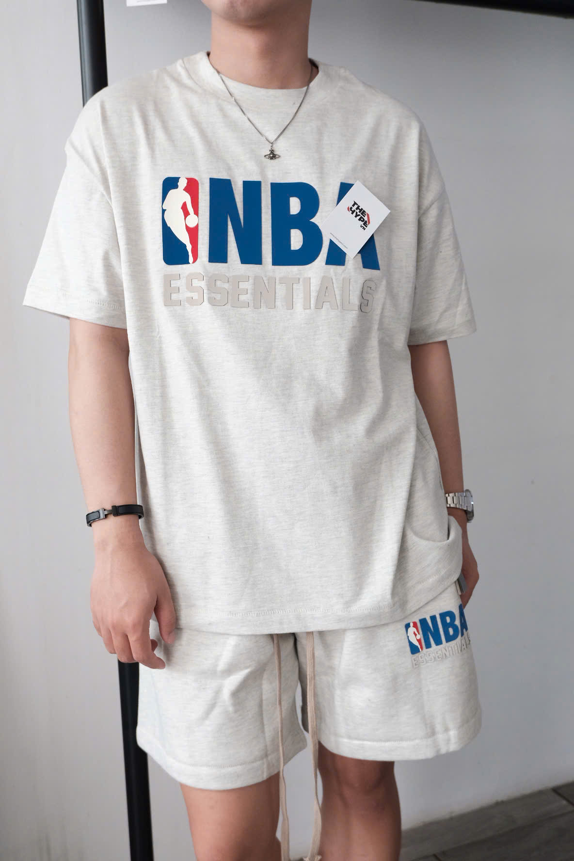 ÁO THUN FOG ESSENTIALS NBA (GREY)