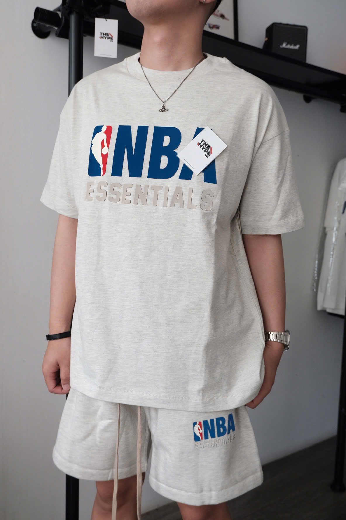 ÁO THUN FOG ESSENTIALS NBA (GREY)