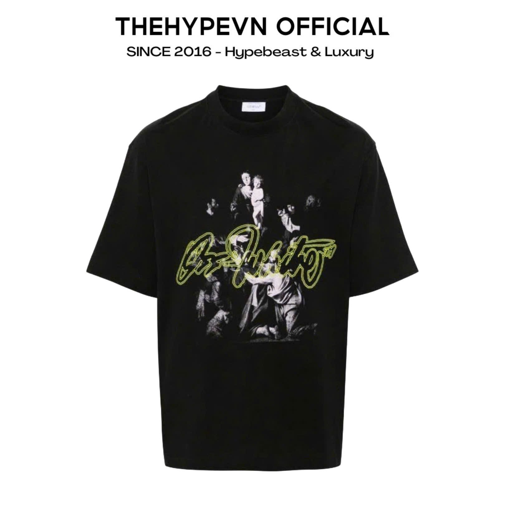 ÁO THUN OFF WHITE OW SCRIPT MARY SKATE (BLACK)
