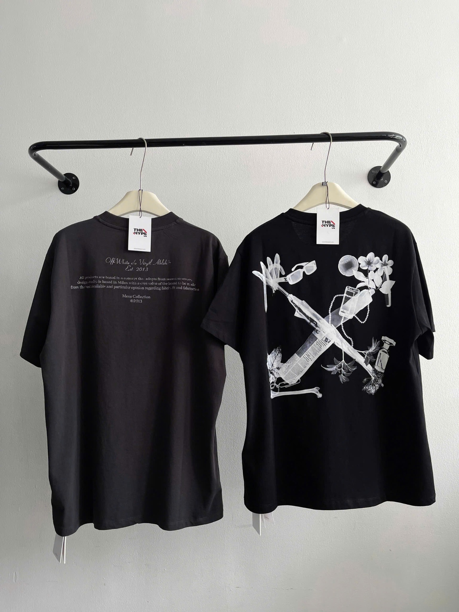 ÁO THUN OFF WHITE OW SCAN ARROW (BLACK)