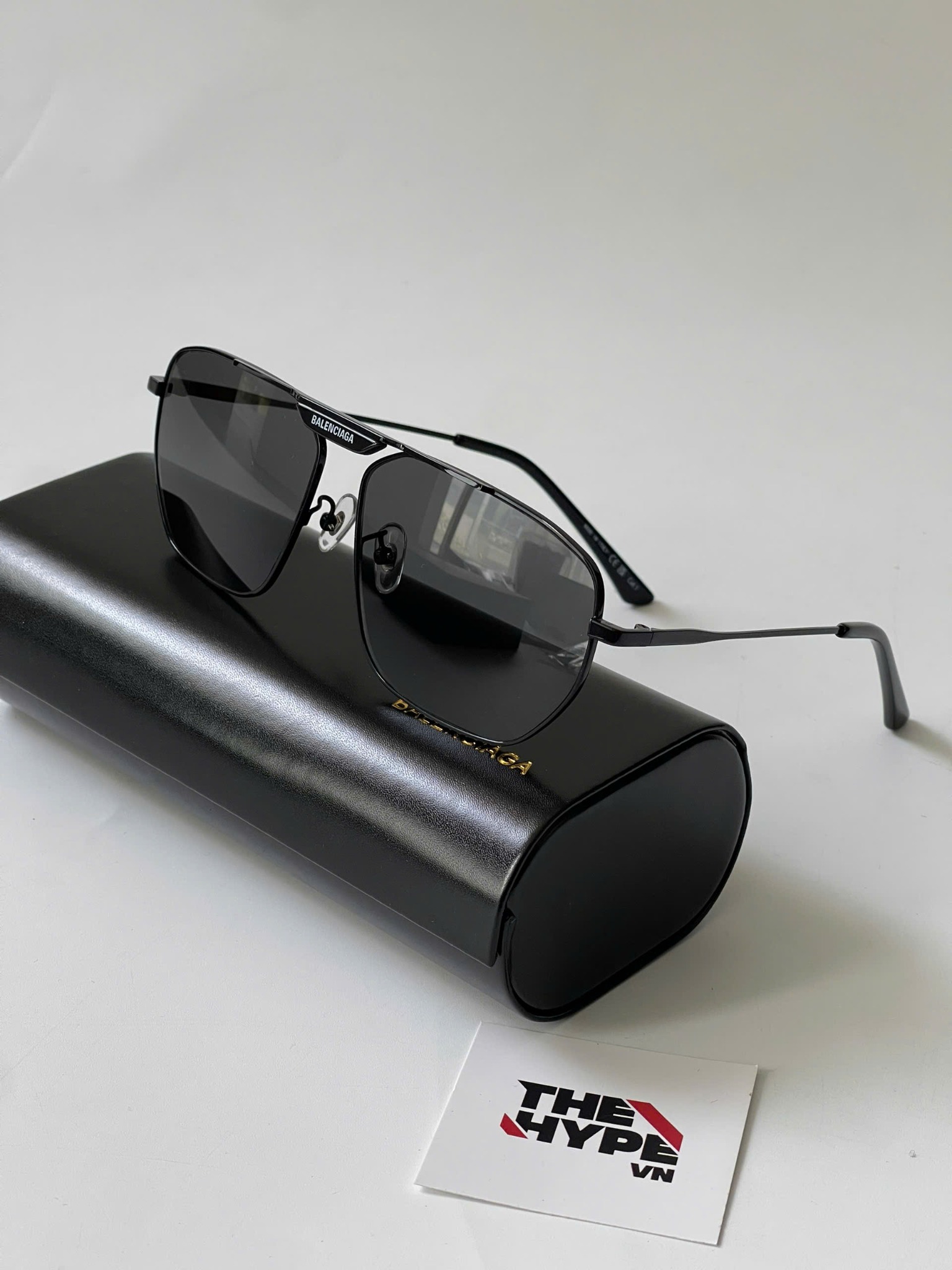 KÍNH BALENCIAGA BLCG BB0298SM AVIATOR (BLACK)