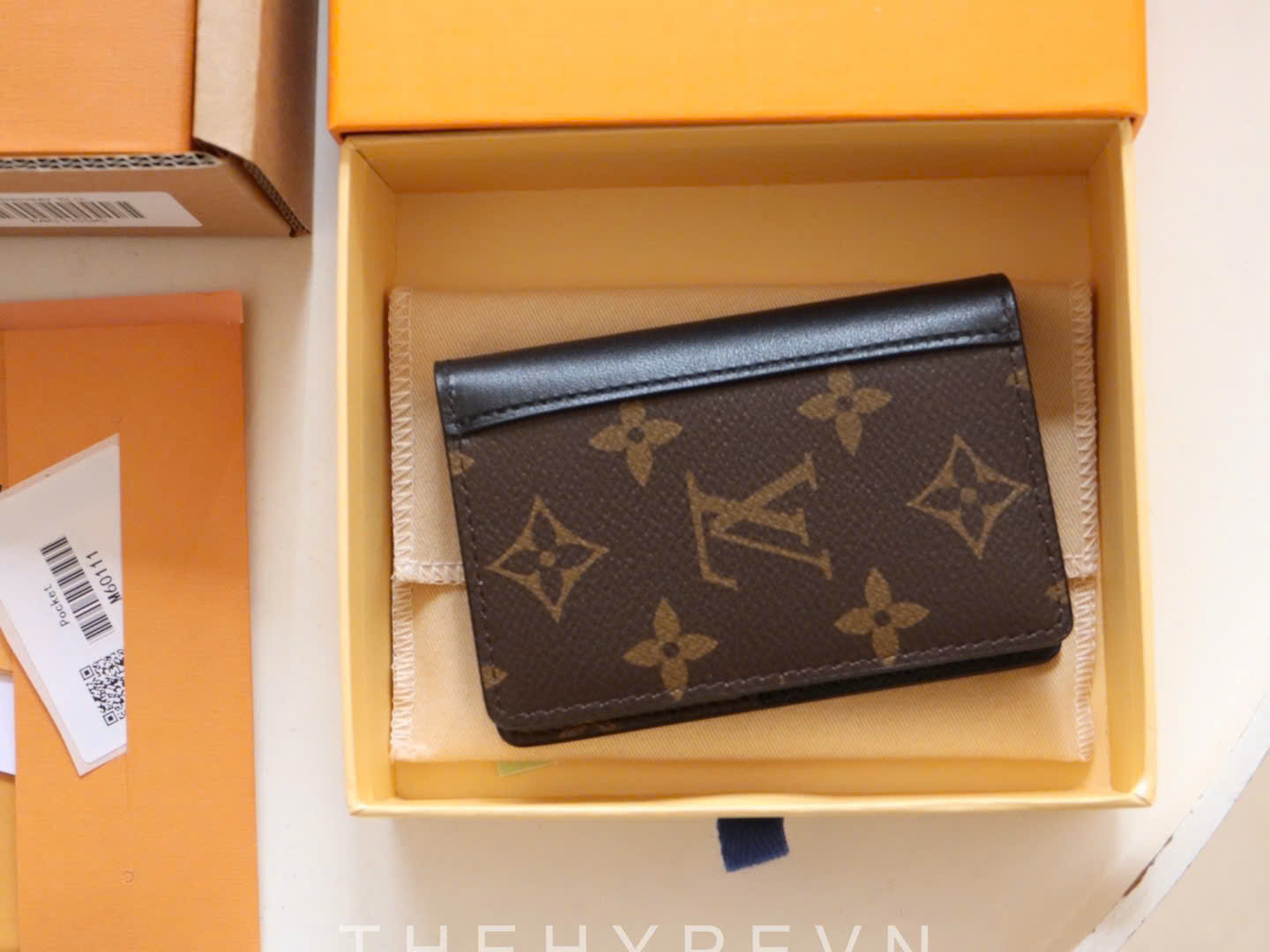 VÍ ĐỰNG CARD LOUIS VUITTON LV POCKET MONOGRAM MACASSAR