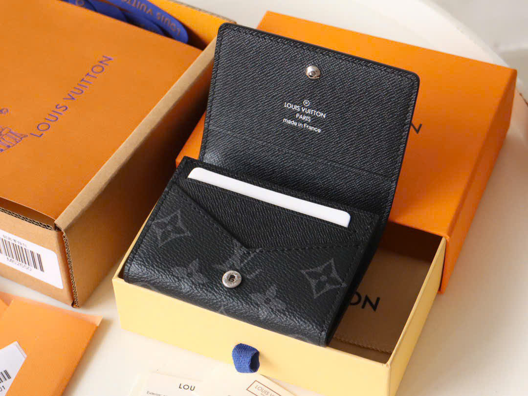 VÍ NGẮN LOUIS VUITTON LV VICTOR MONOGRAM (BLACK)