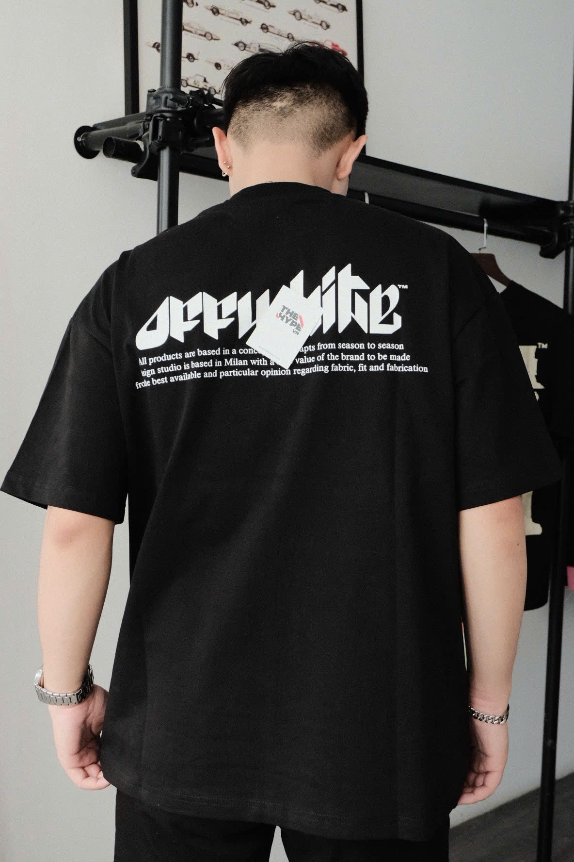 ÁO THUN OFF WHITE OW EYE LOG (BLACK)