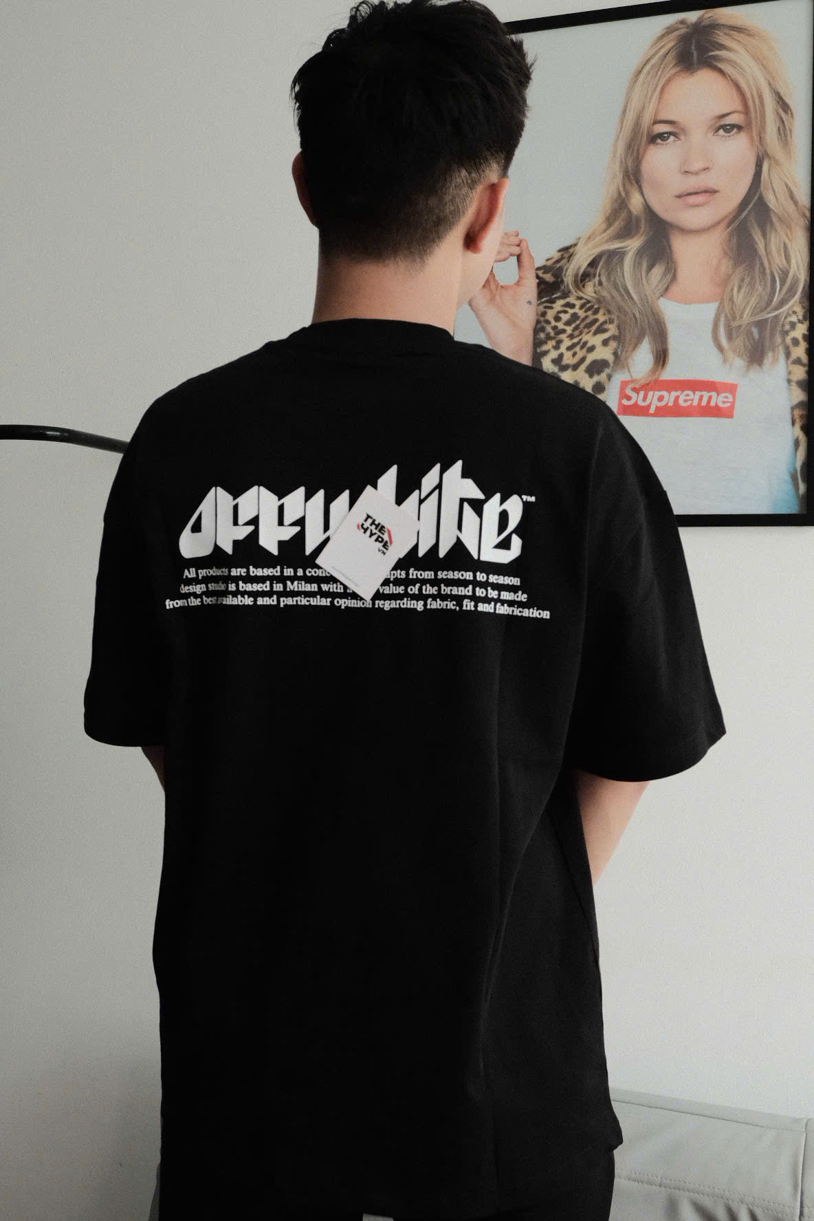 ÁO THUN OFF WHITE OW EYE LOG (BLACK)