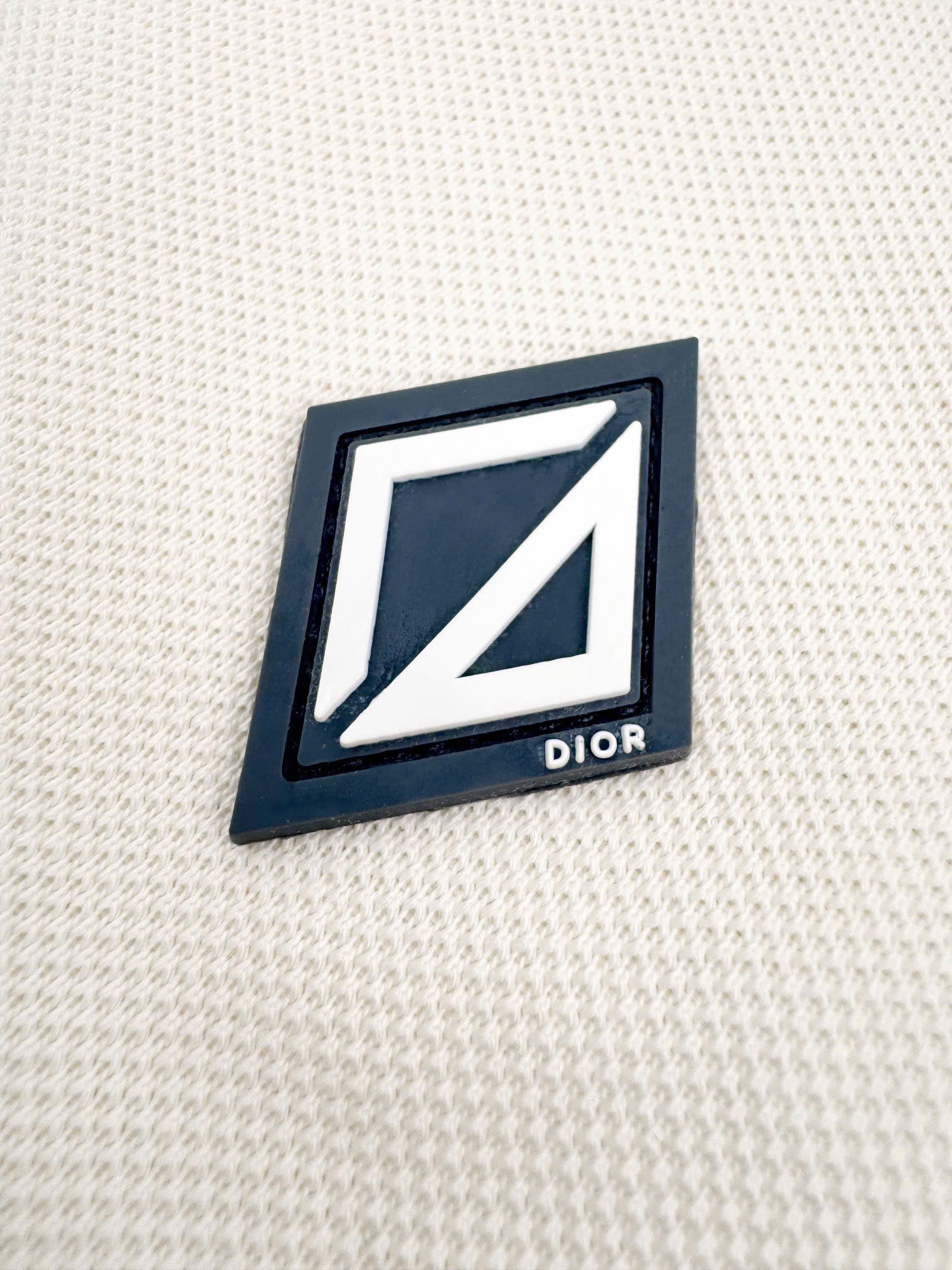 ÁO POLO DIOR CD DIAMOND LOGO (WHITE)