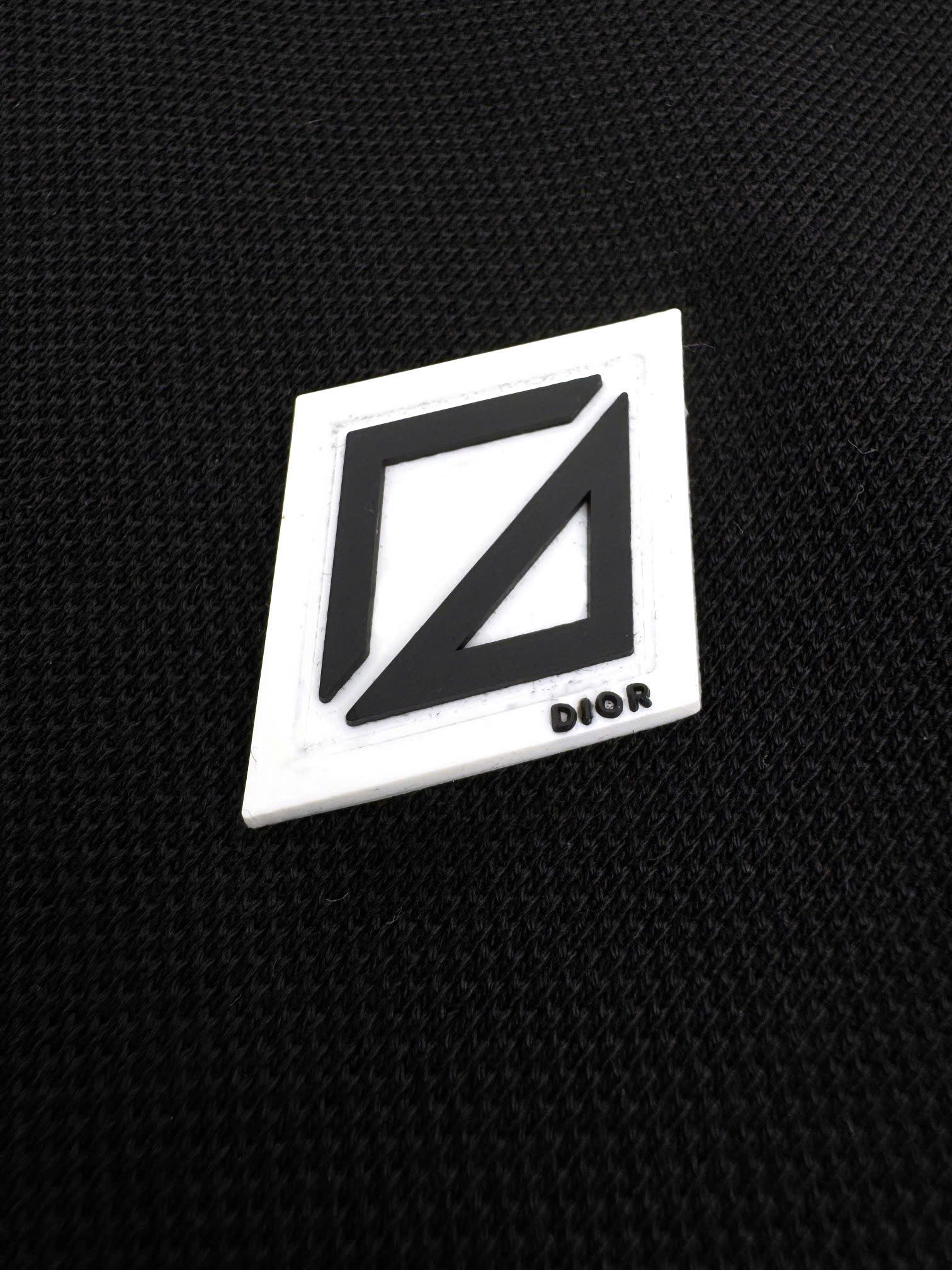 ÁO POLO DIOR CD DIAMOND LOGO (BLACK)