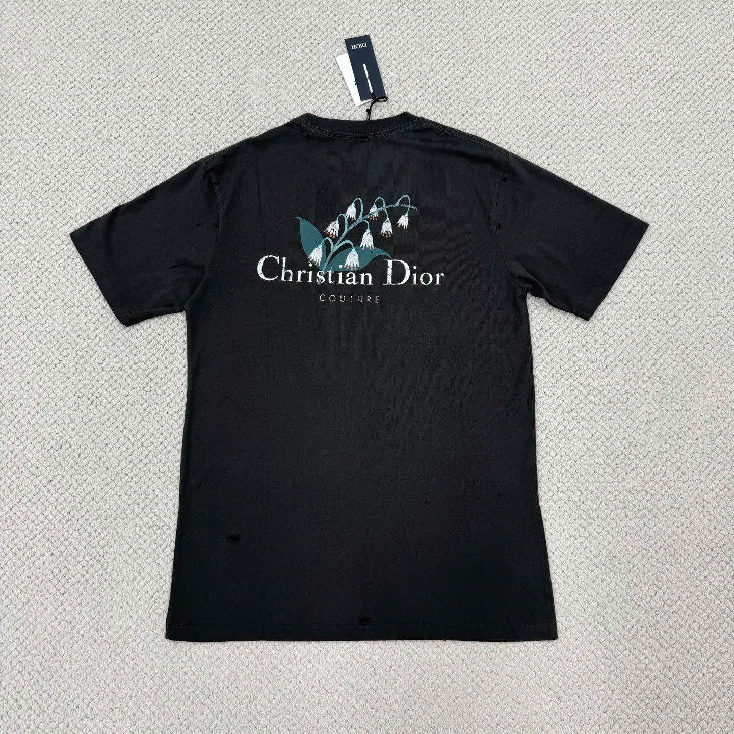 ÁO THUN DIOR LILY OF THE VALLEY (GREY)