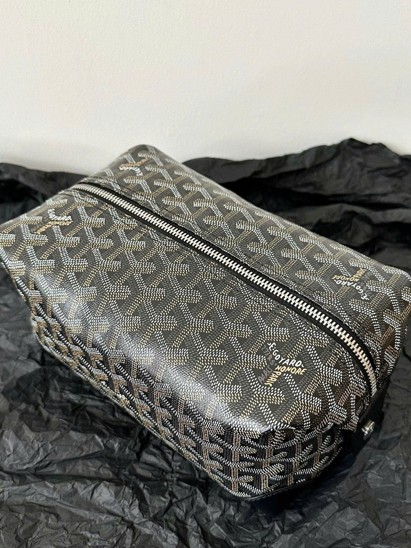 TÚI GOYARD BOEING 25 TOILET BAG (BLACK)