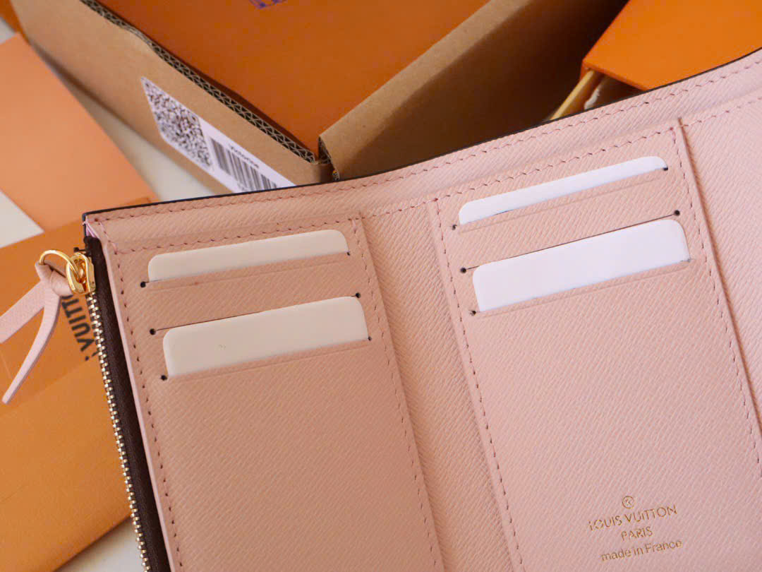 LOUIS VUITTON WALLET - Ví LV Victorine Monogram (Rose) [Mirror Quality]