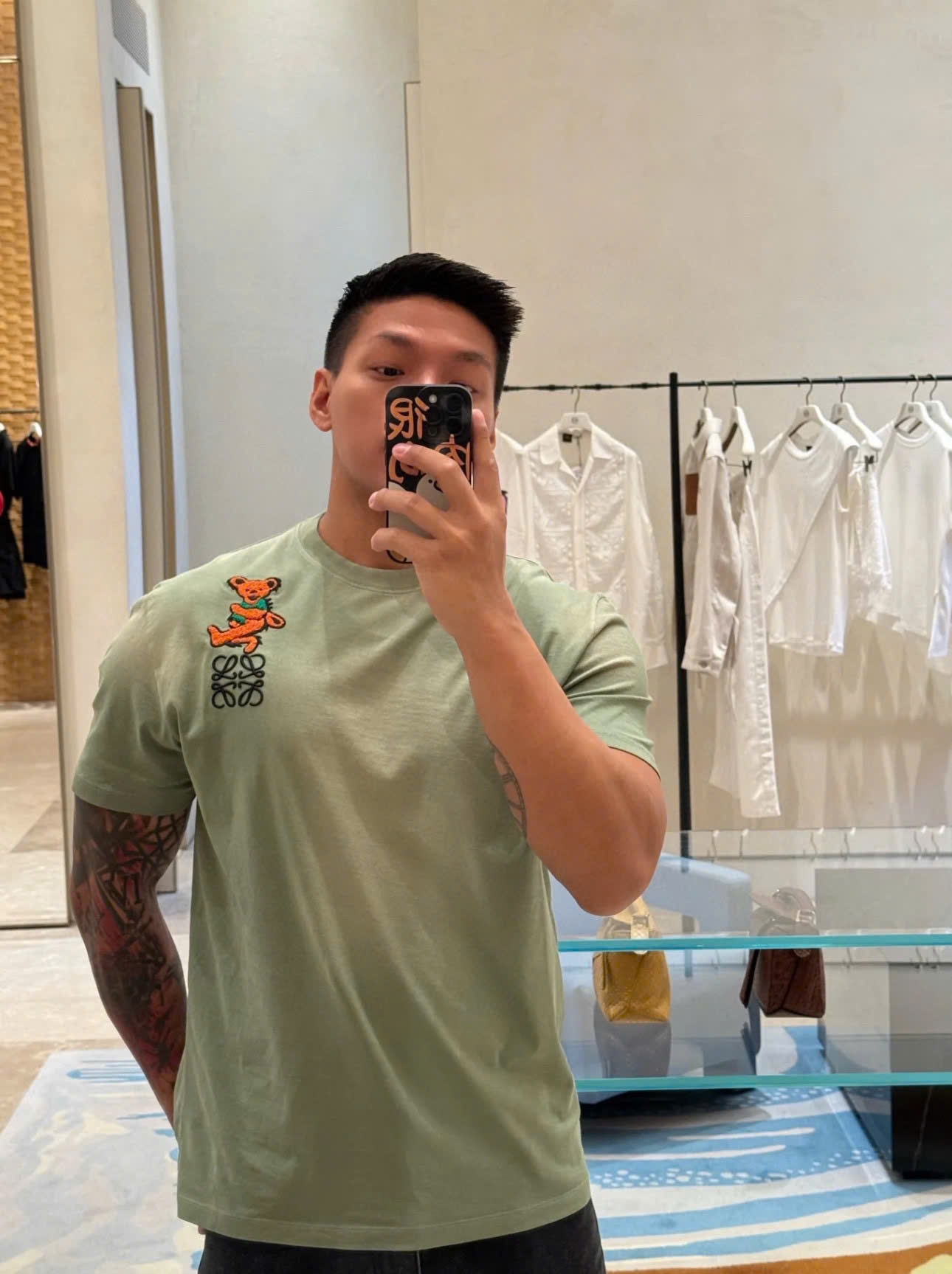 ÁO THUN LOEWE RELAXED FIT (GREEN)