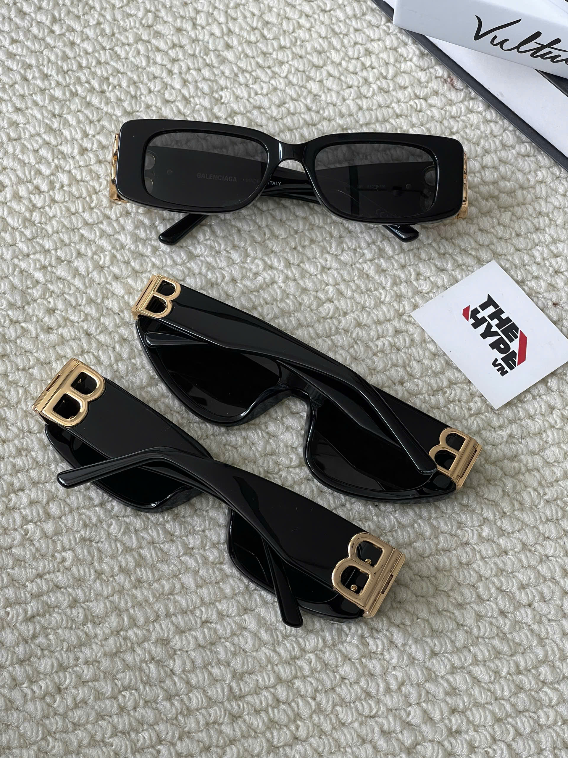 BALENCIAGA GLASSES - Kính Blcg Logo BB BB0096S (Black) [Mirror Quality]
