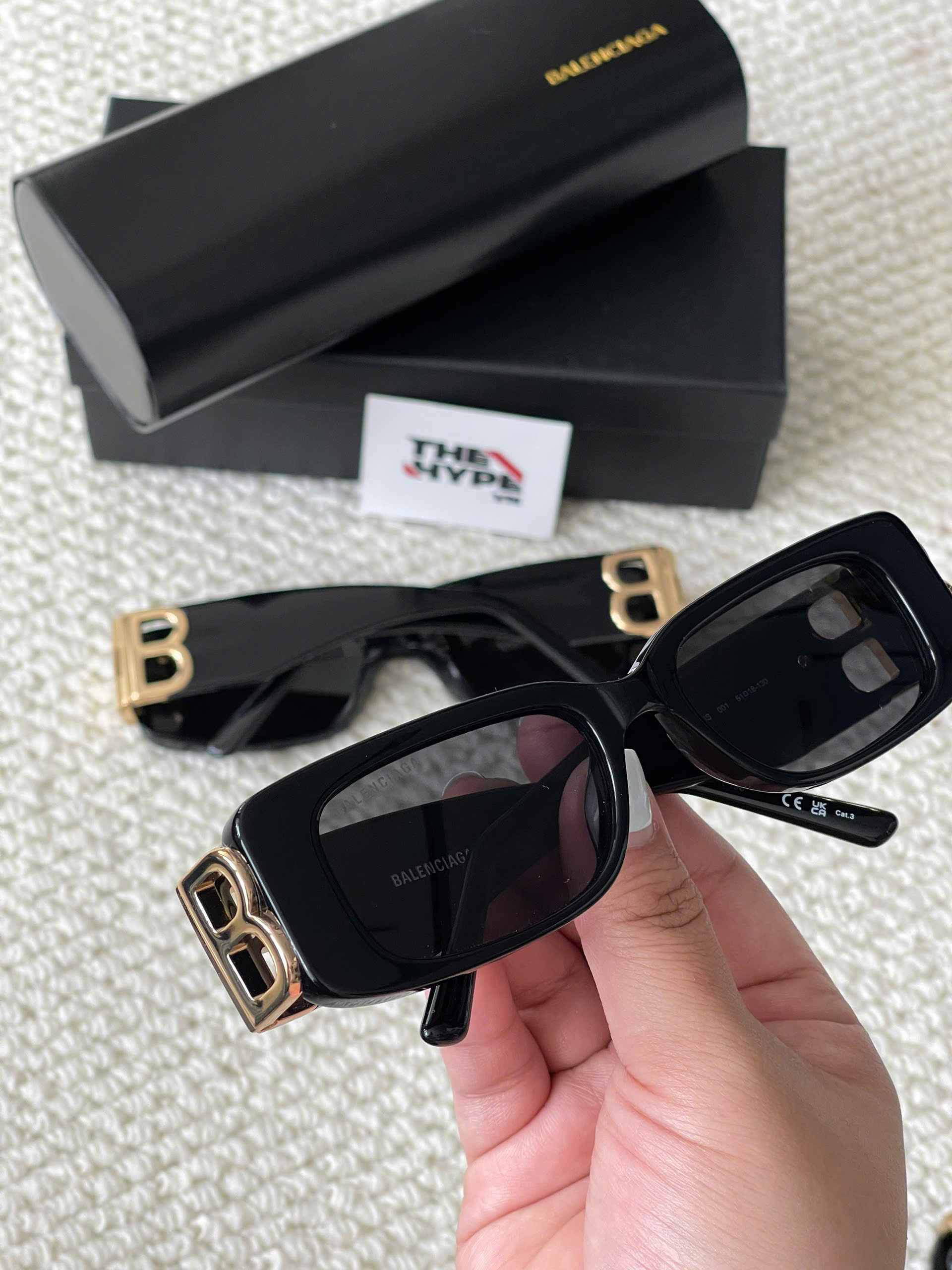 BALENCIAGA GLASSES - Kính Blcg Logo BB BB0096S (Black) [Mirror Quality]