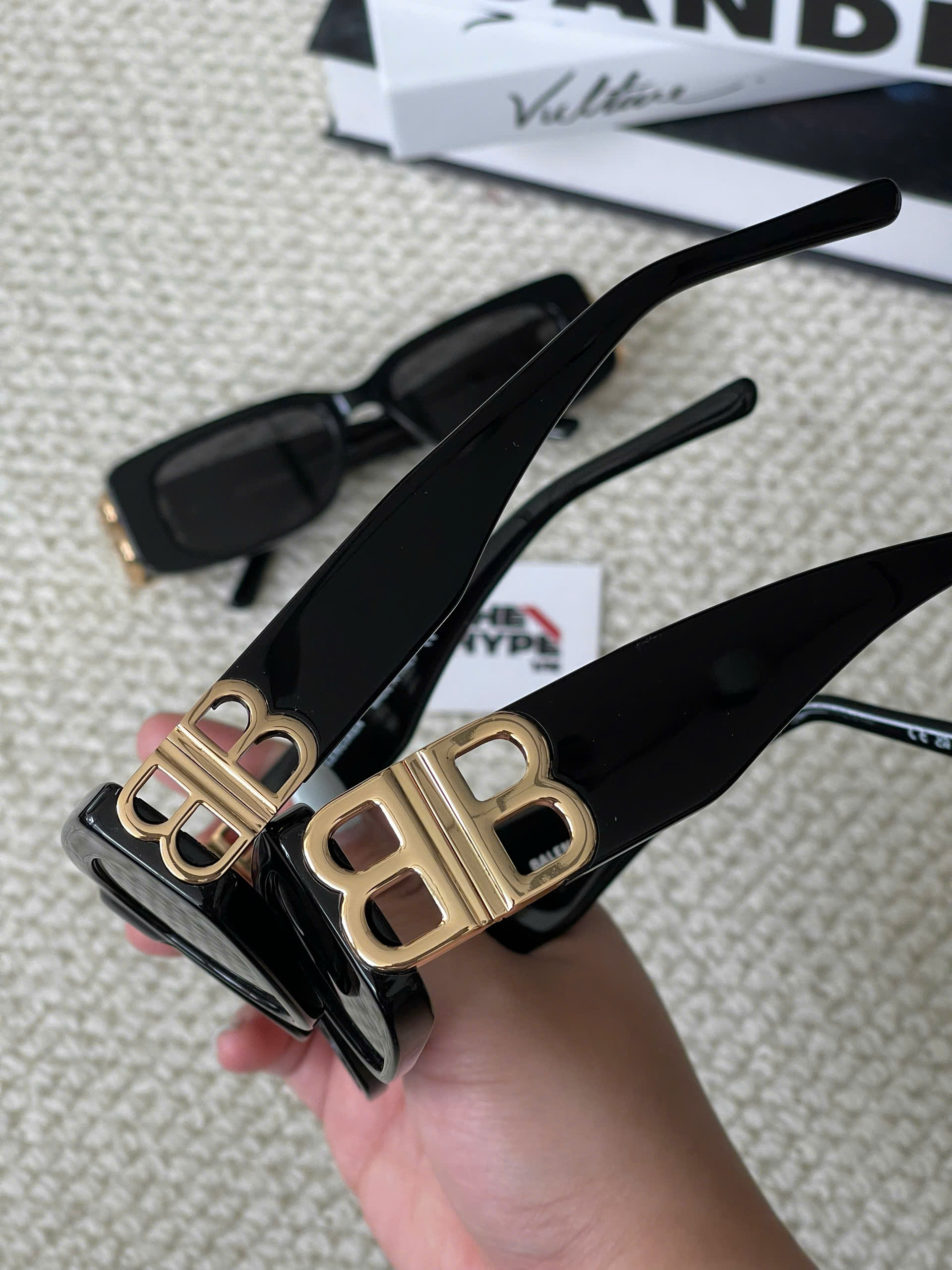 BALENCIAGA GLASSES - Kính Blcg Logo BB BB0096S (Black) [Mirror Quality]