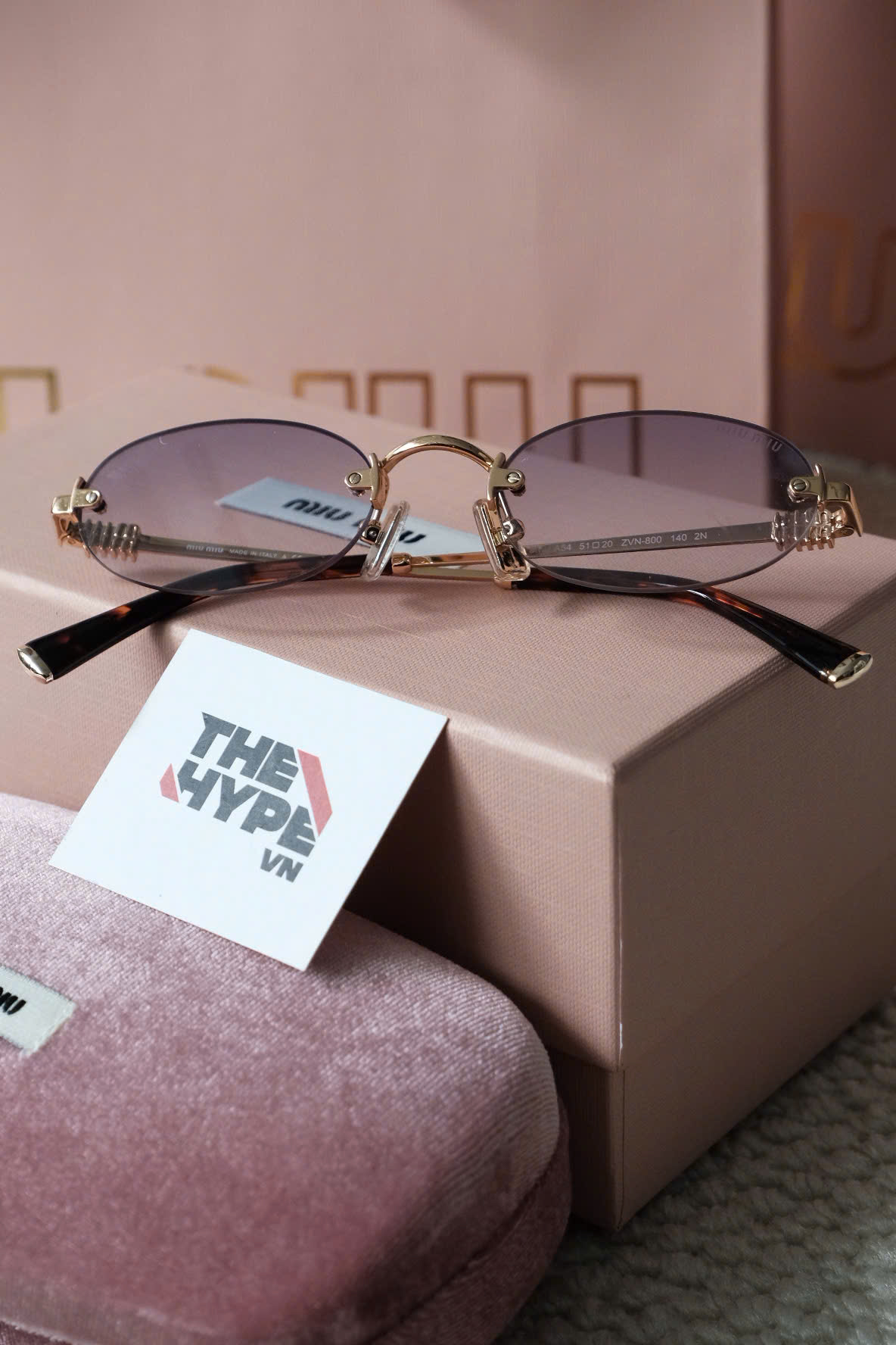 KÍNH MIU MIU MU A54S BLUE LENSES