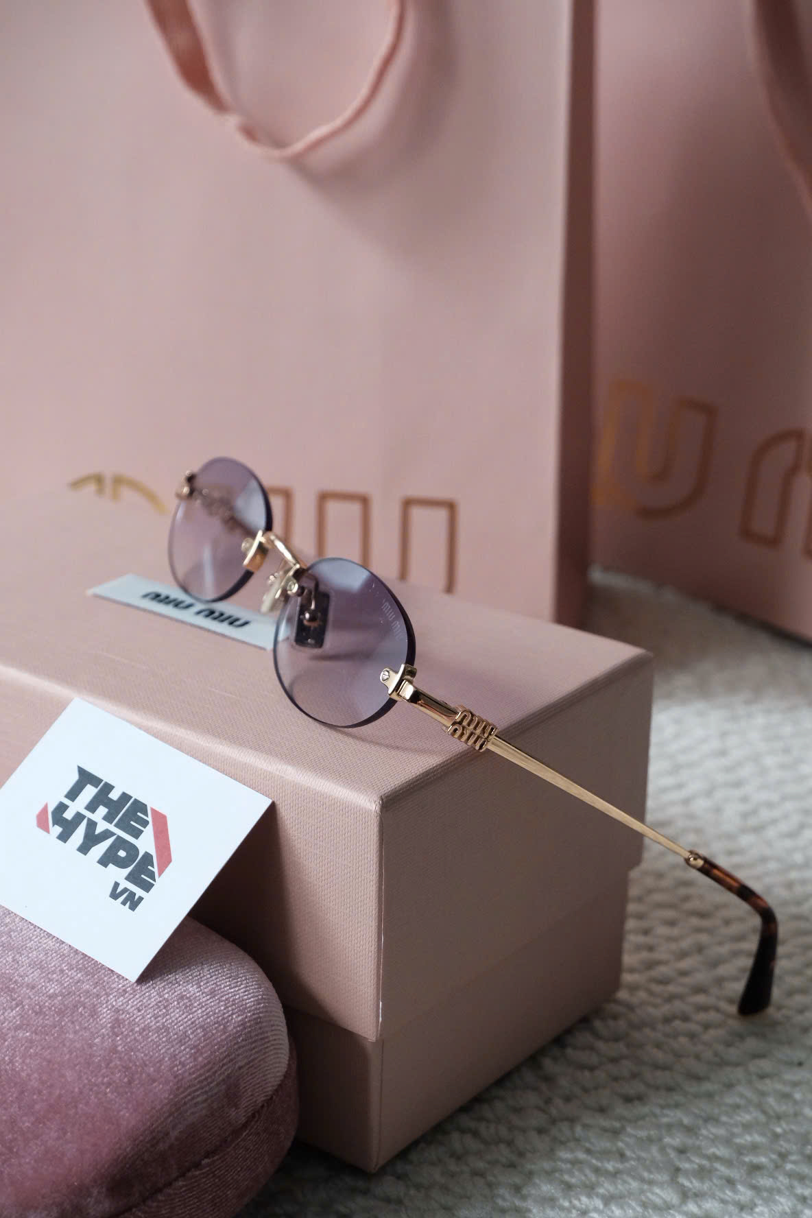 KÍNH MIU MIU MU A54S BLUE LENSES