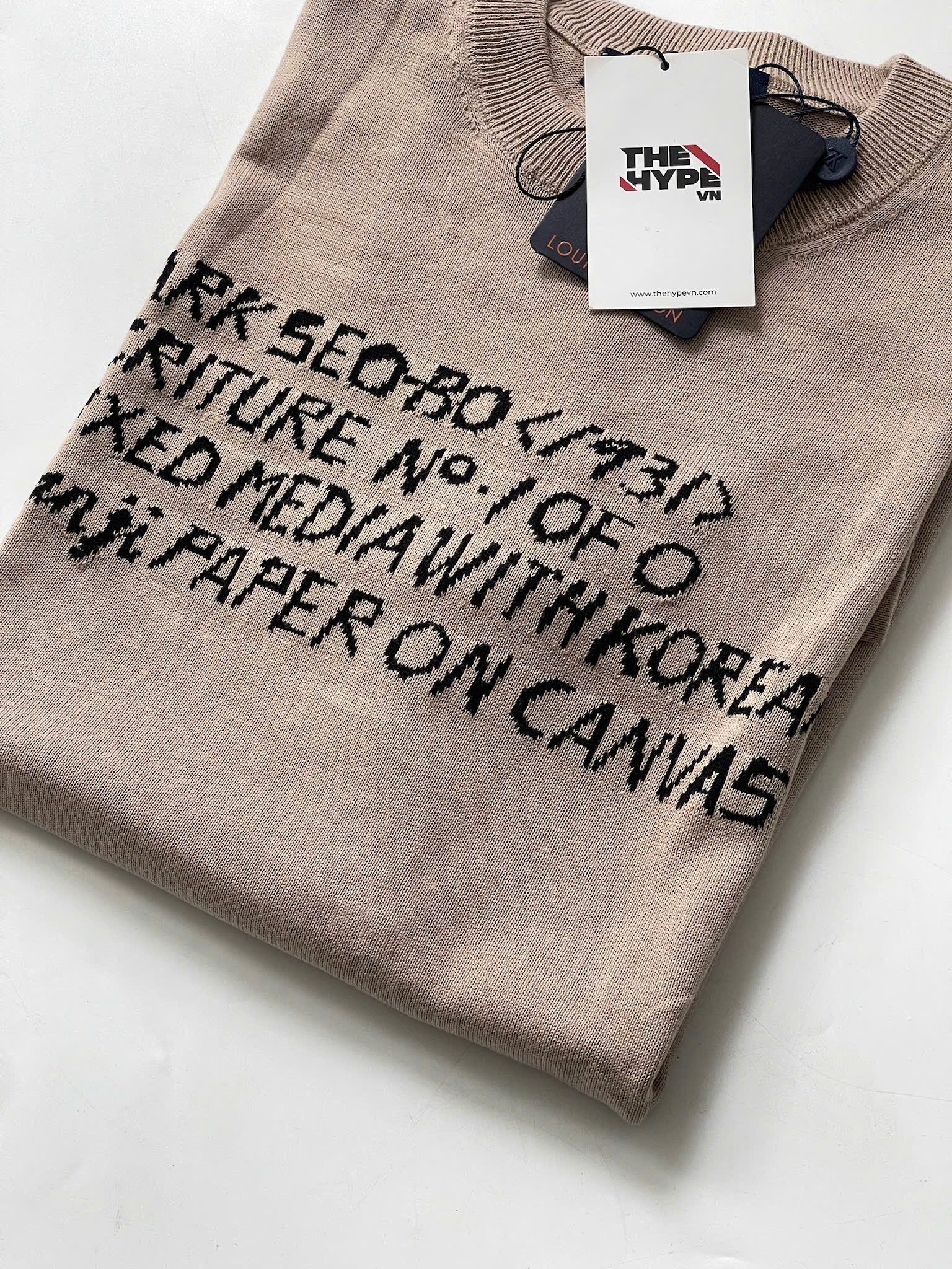 ÁO THUN LOUIS VUITTON LV x  Park Seo-Bo (BEIGE)