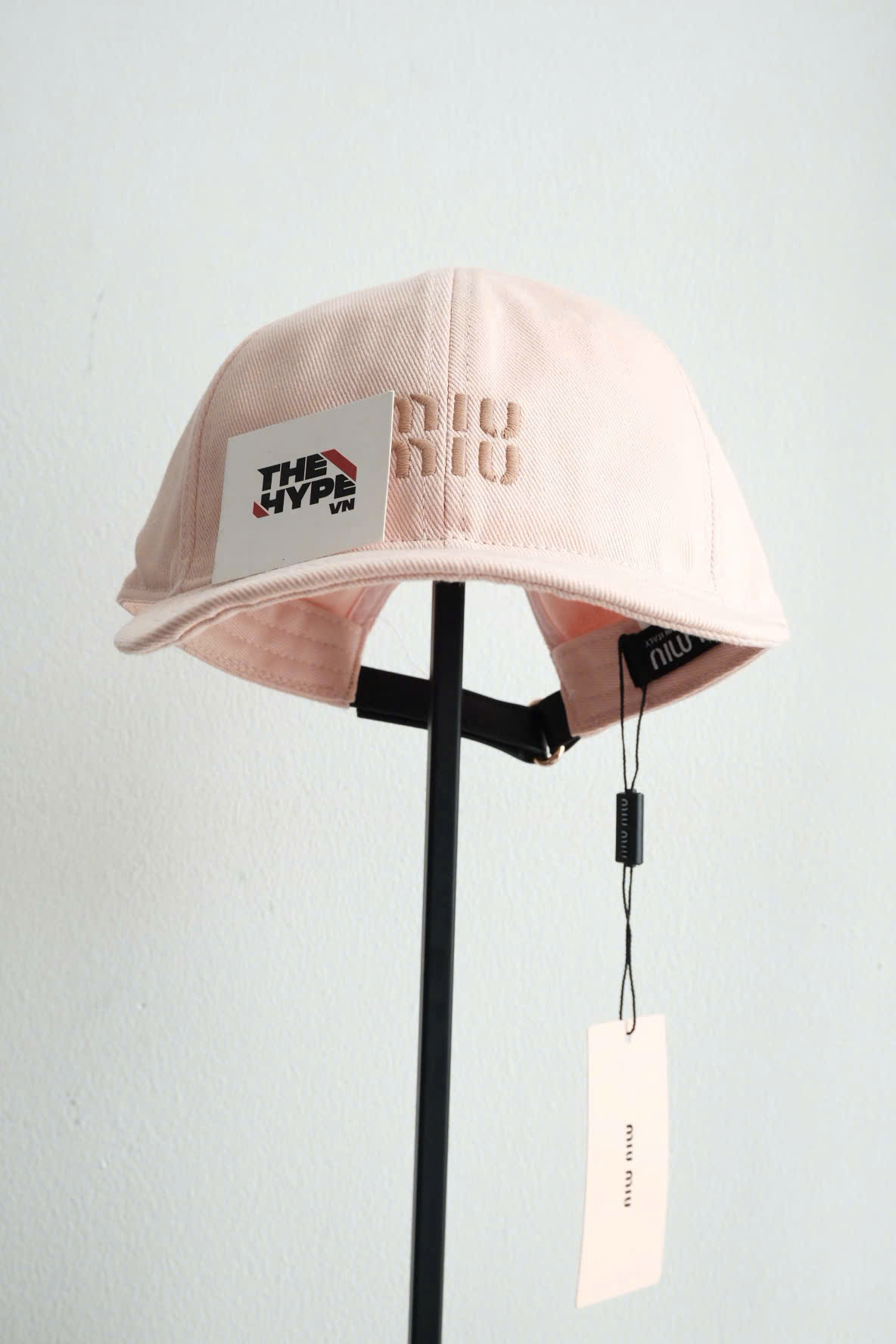 NÓN MIUMIU CAP (POWDER PINK)