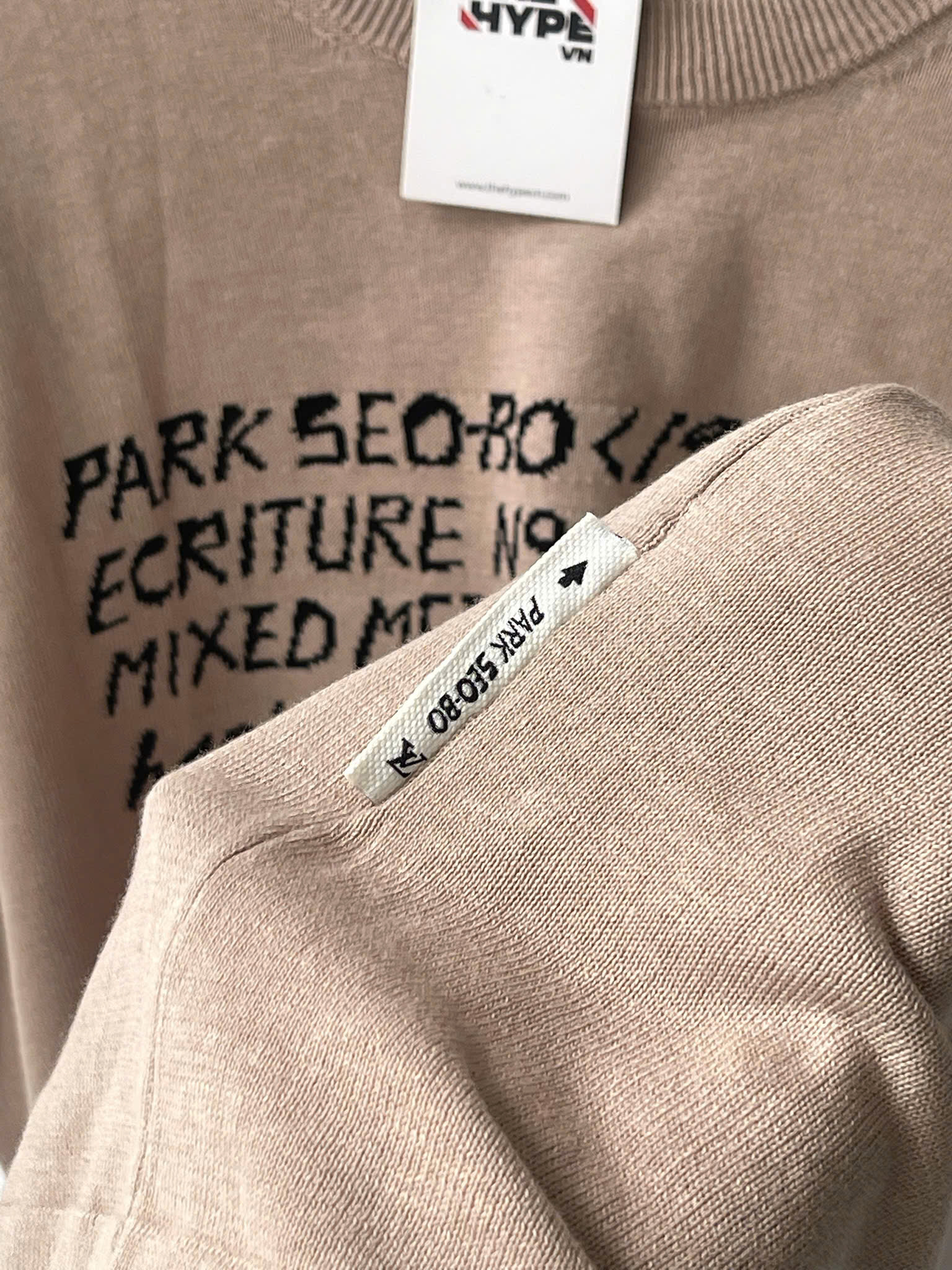 ÁO THUN LOUIS VUITTON LV x  Park Seo-Bo (BEIGE)