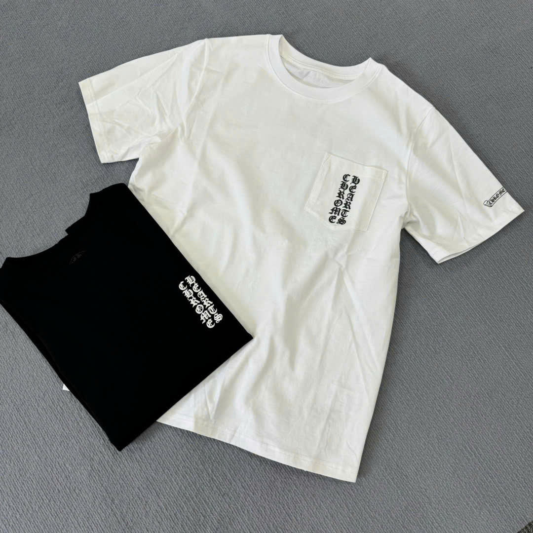 ÁO THUN CHROME HEARTS CH TOKYO VERTICAL LOGO (WHITE)